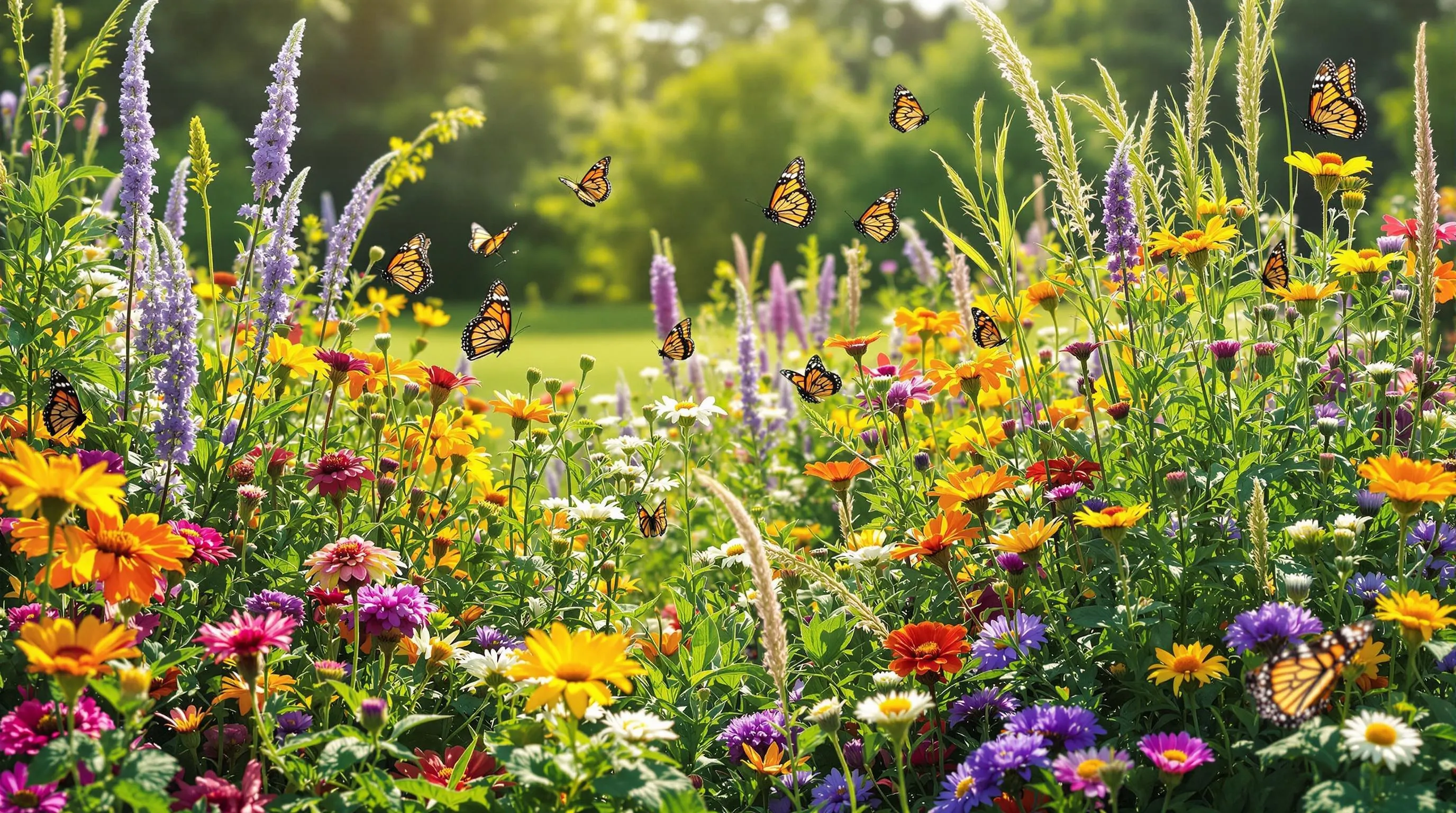 2 plants that attract butterflies