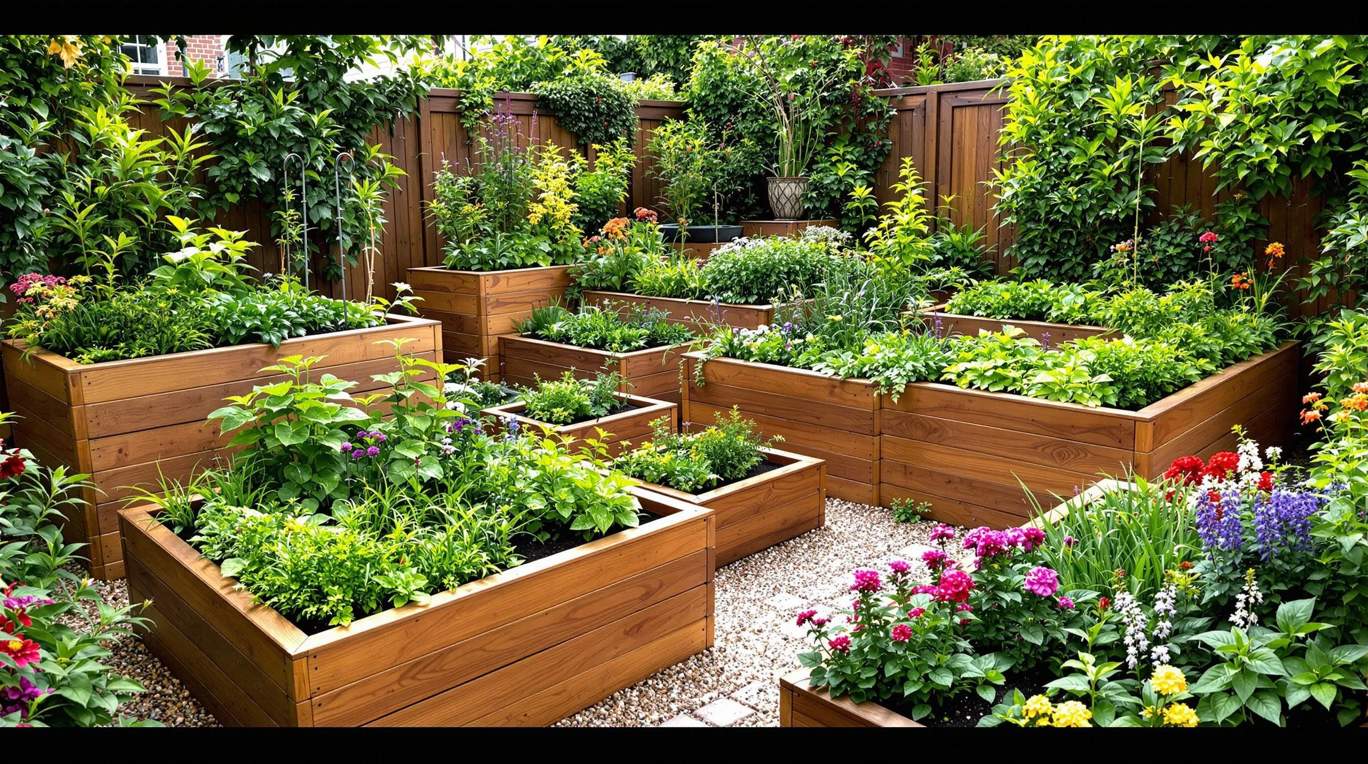 2 small organic garden ideas