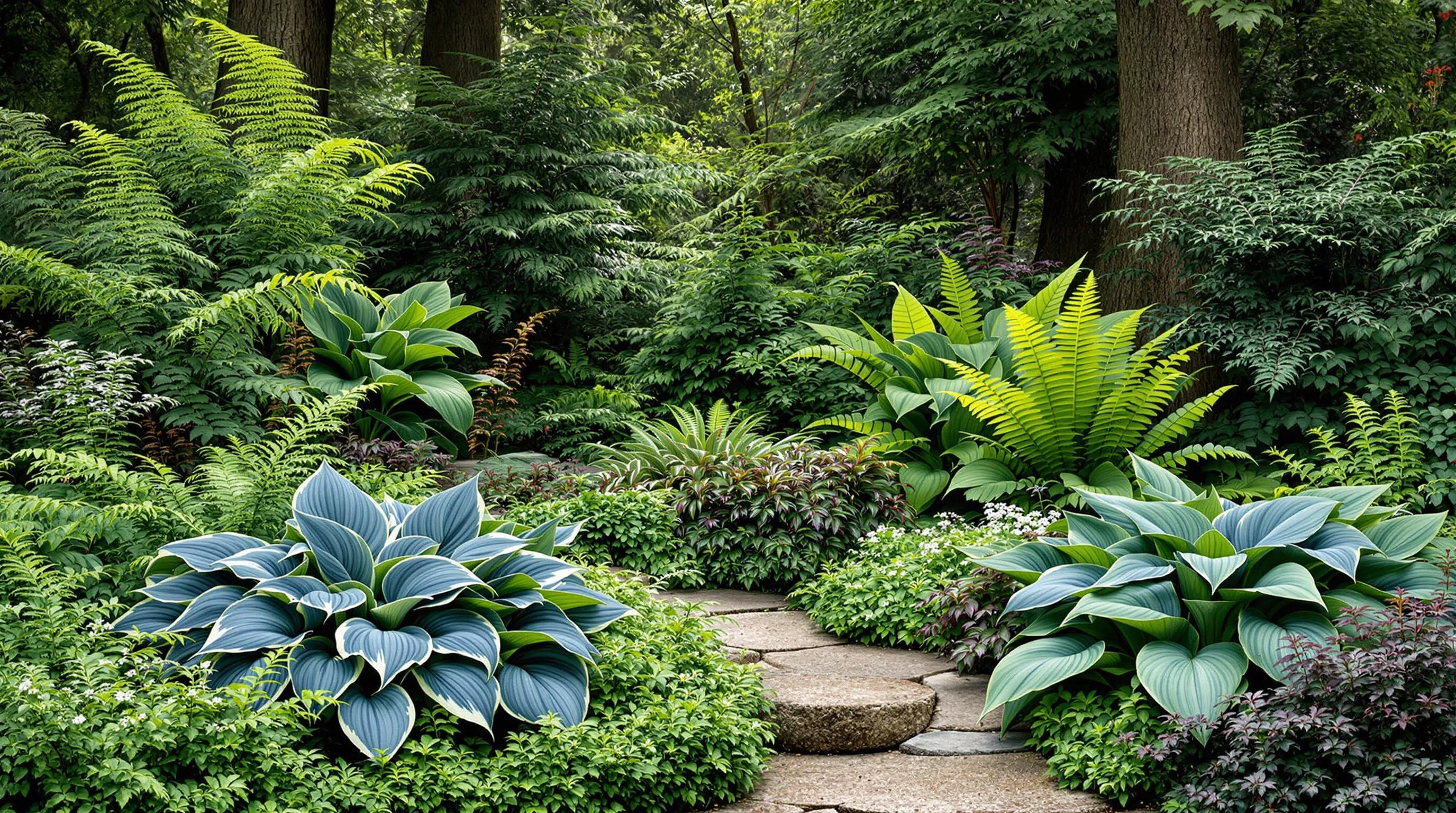 2 vibrant shade garden ideas 2