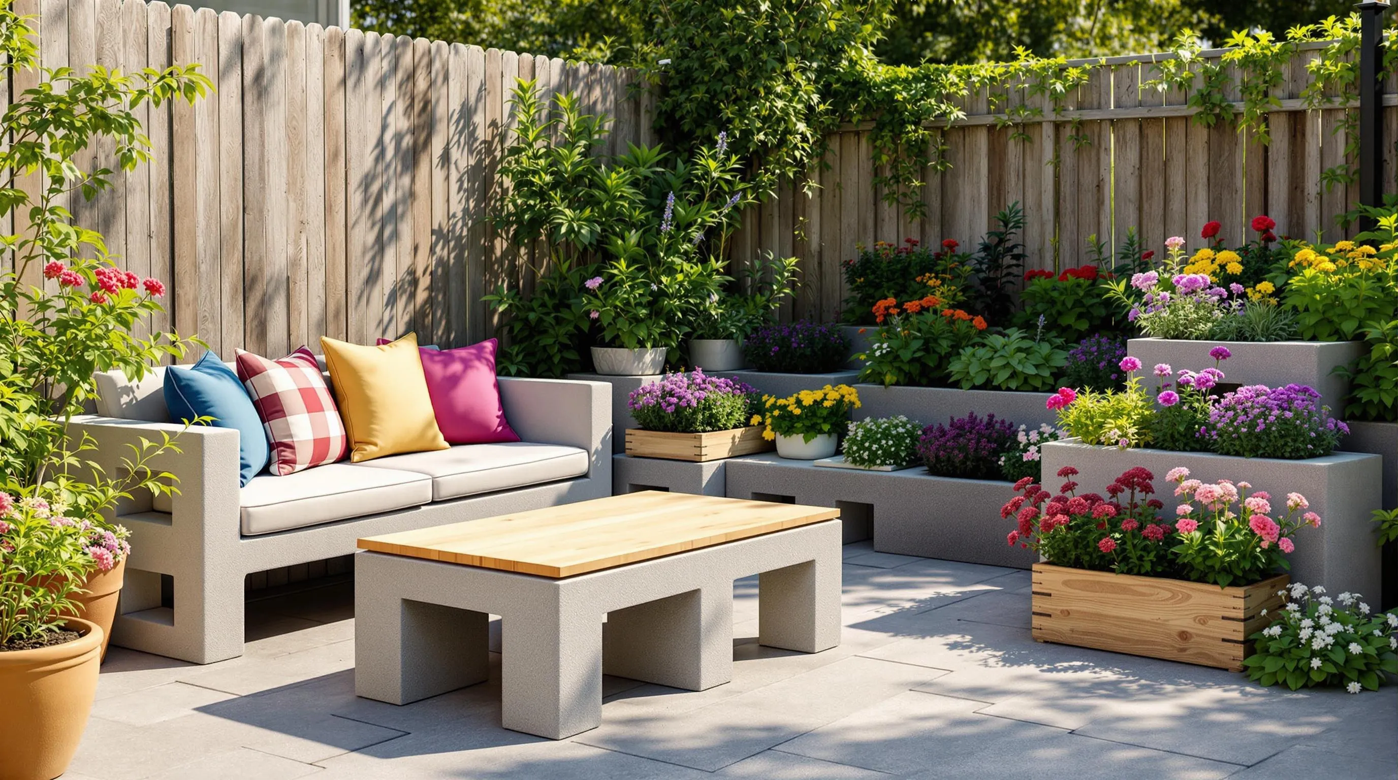 10 Creative Cinder Block Garden Ideas to Transform Your Outdoor Space 4 3 cinder block garden ideas