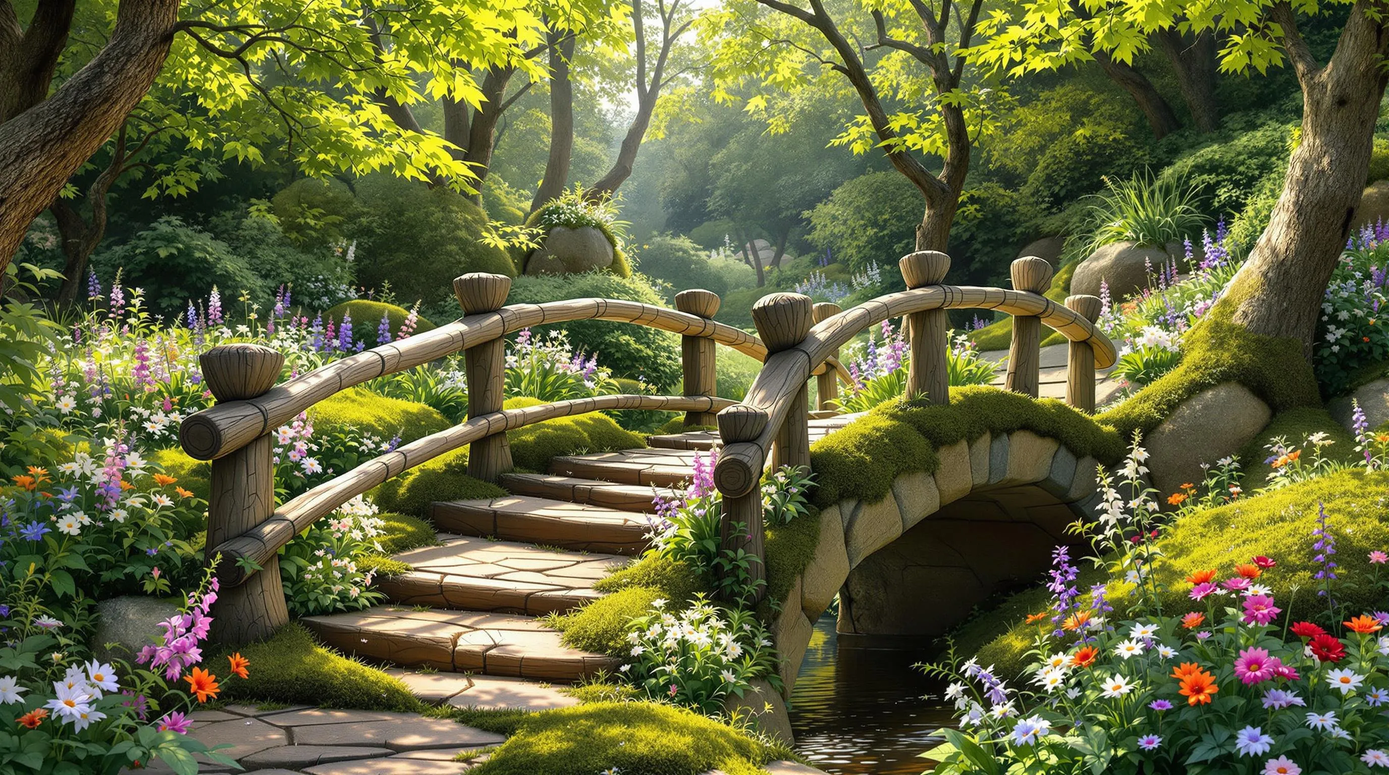 10 Enchanting Garden Bridge Ideas to Transform Your Outdoor Space 4 3 garden bridge ideas