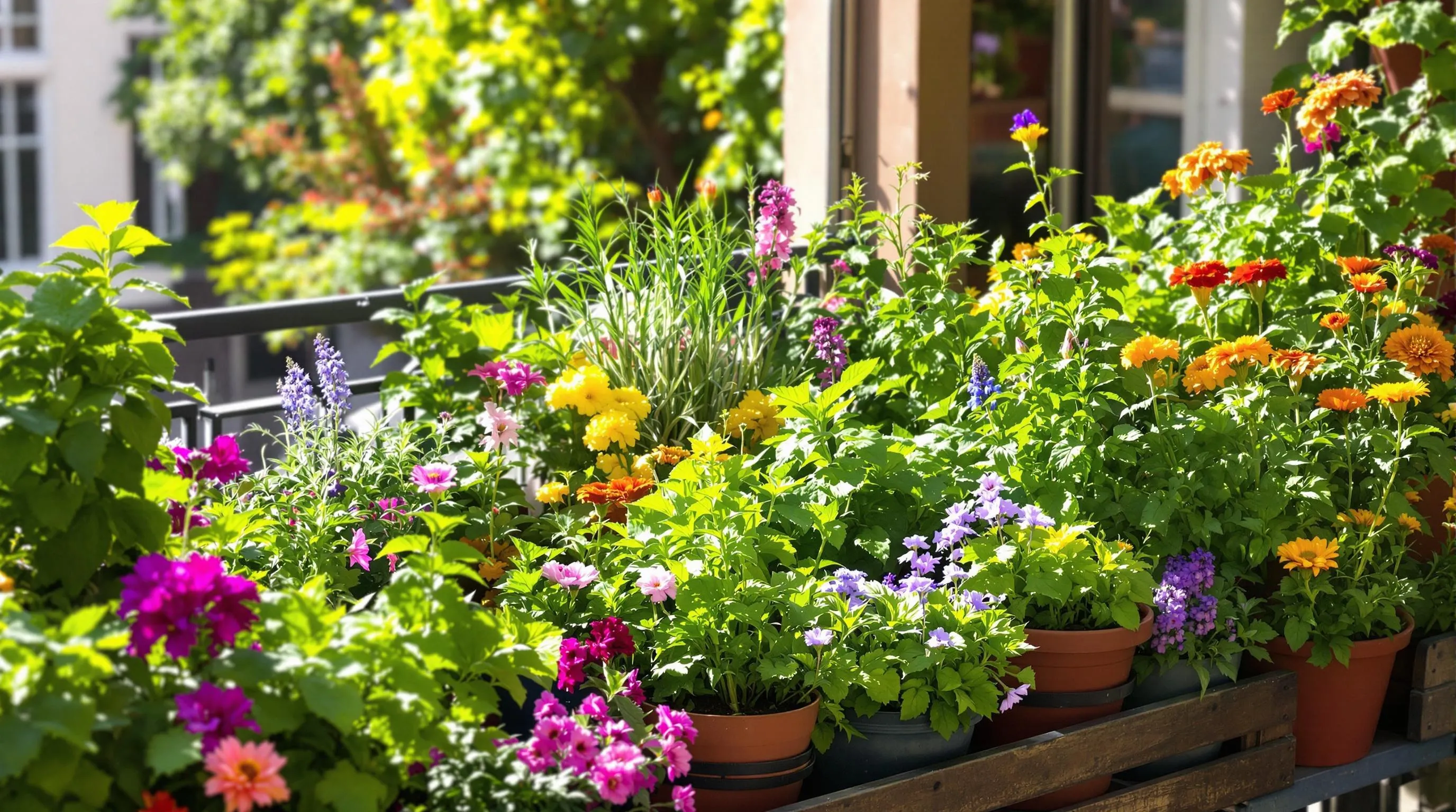 4 balcony herb garden ideas