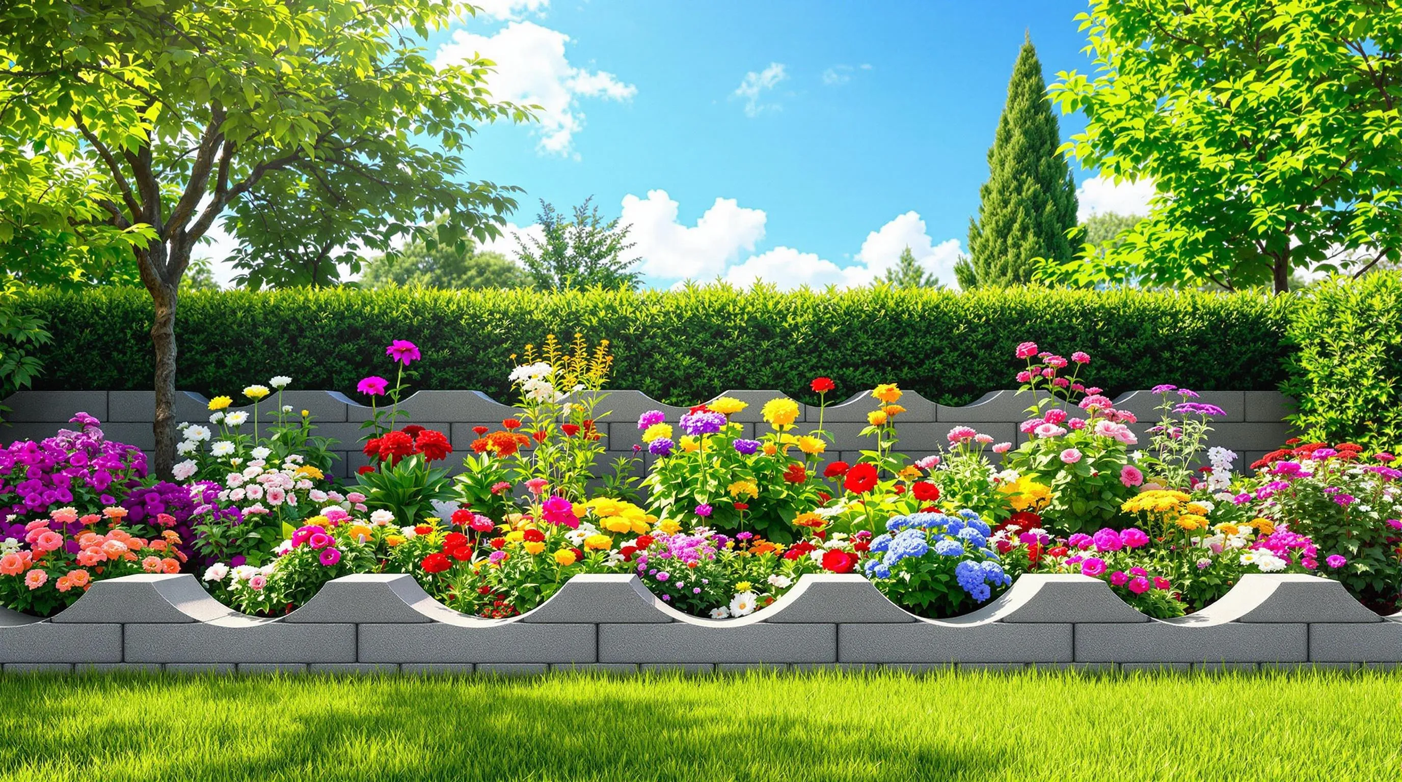 10 Creative Cinder Block Garden Ideas to Transform Your Outdoor Space 5 4 cinder block garden ideas