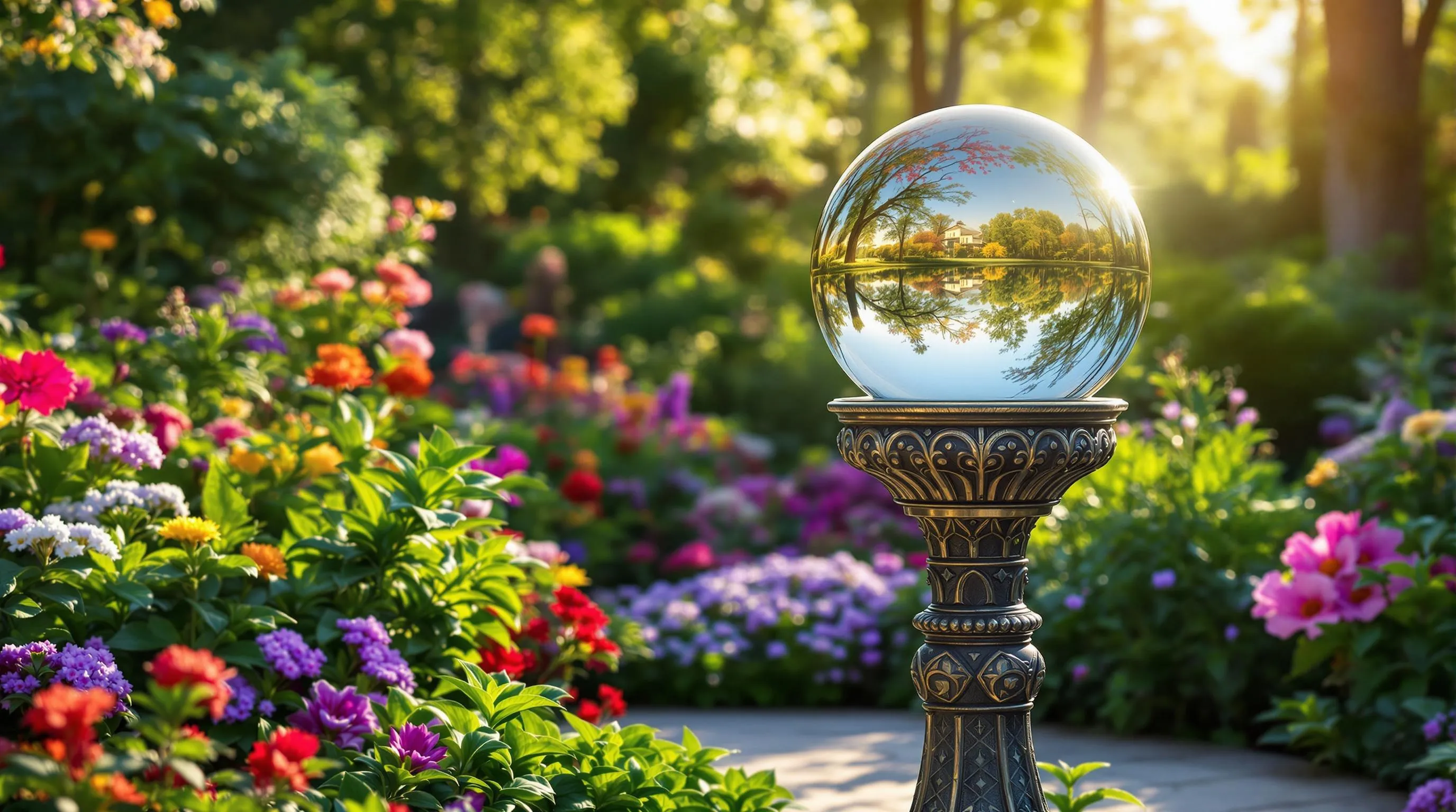 4 garden mirror ideas