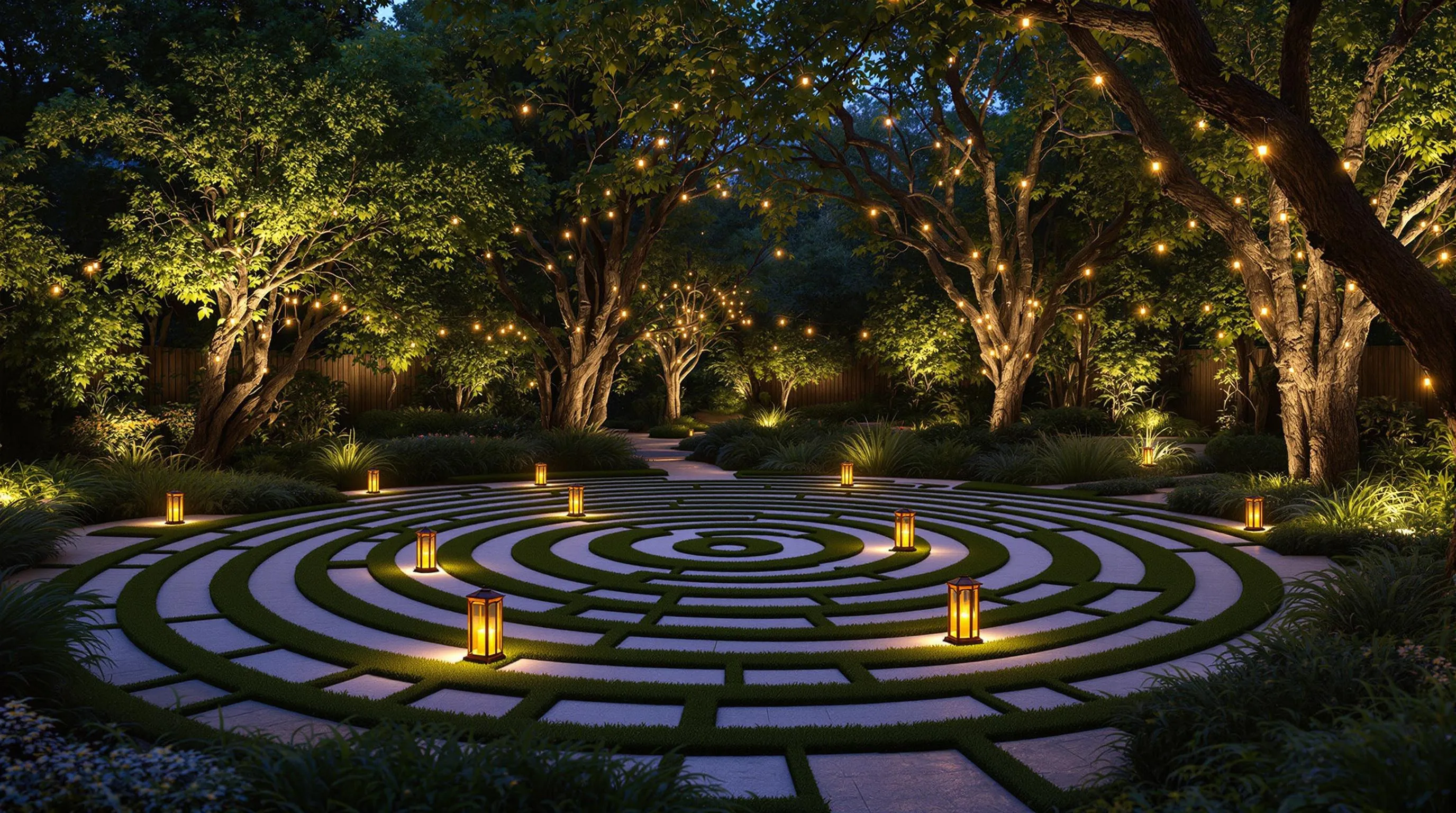 15 Enchanting Labyrinth Garden Ideas to Transform Your Outdoor Sanctuary 6 4 labyrinth garden ideas