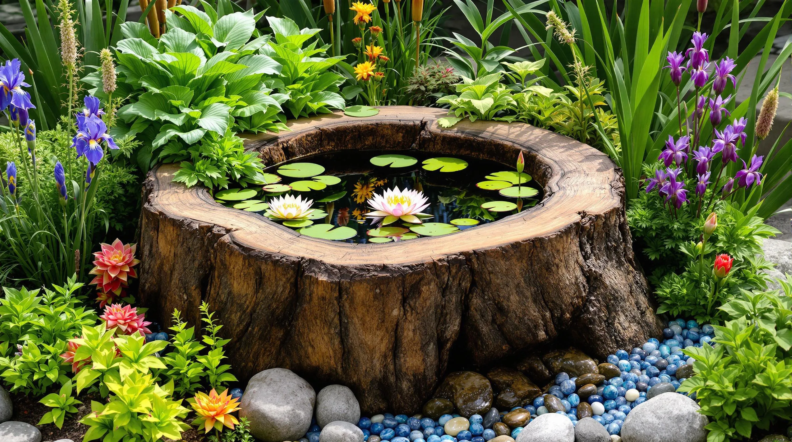 10 Creative Tree Stump Planter Ideas to Transform Your Garden | DIY Upcycling Guide 5 4 tree stump planter ideas