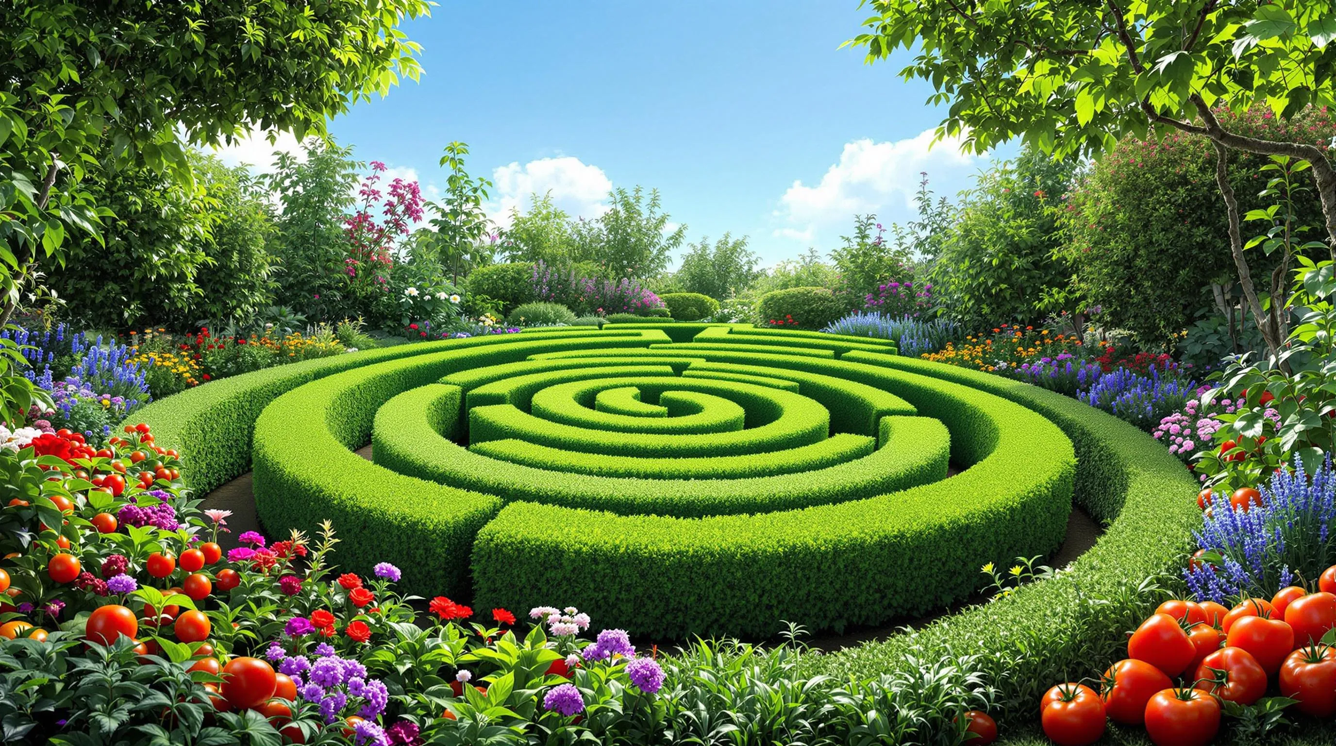 10 Enchanting Botanical Maze Ideas to Transform Your Garden into a Living Wonderland 7 5 botanical maze ideas 2