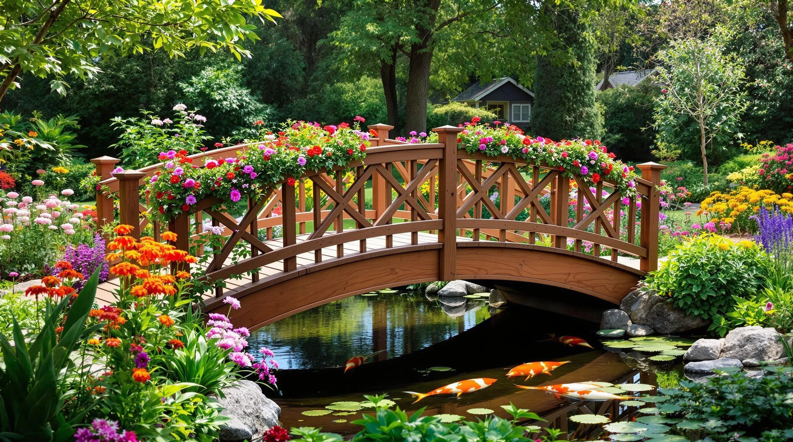 10 Enchanting Garden Bridge Ideas to Transform Your Outdoor Space 6 5 garden bridge ideas