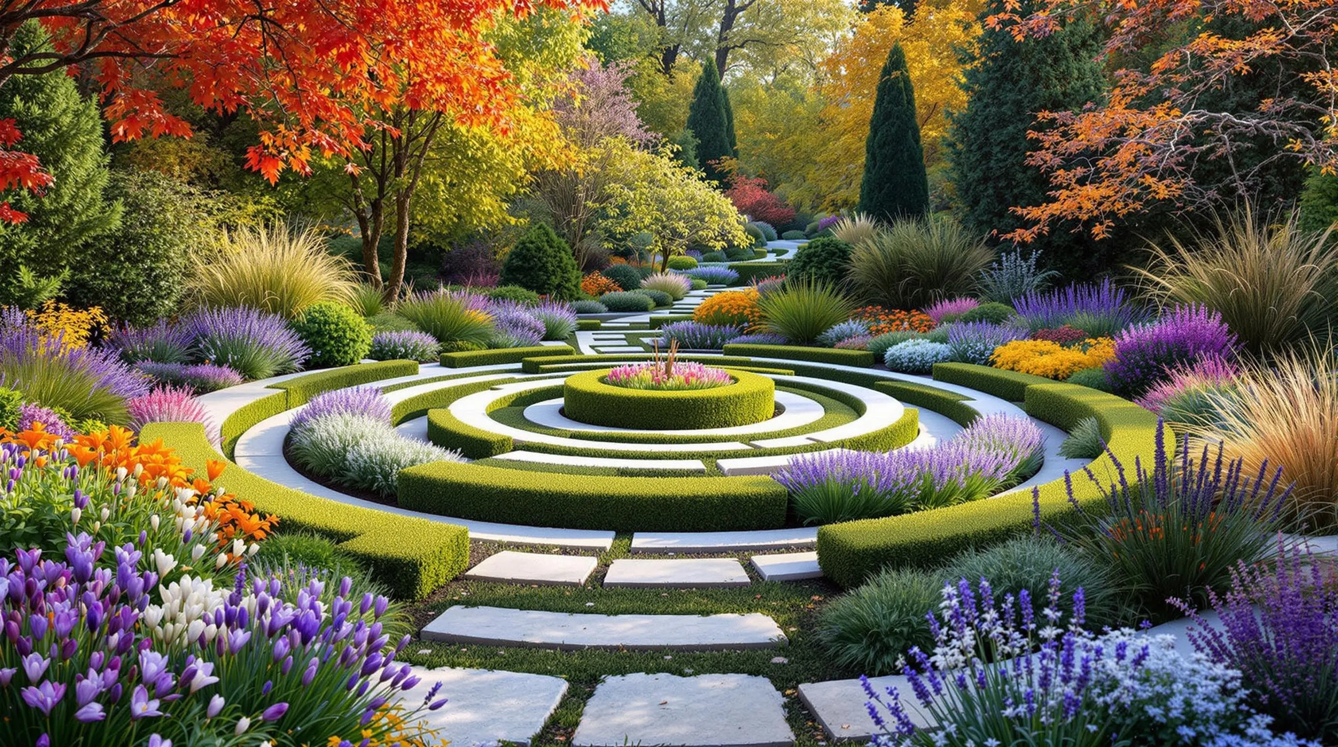 15 Enchanting Labyrinth Garden Ideas to Transform Your Outdoor Sanctuary 7 5 labyrinth garden ideas
