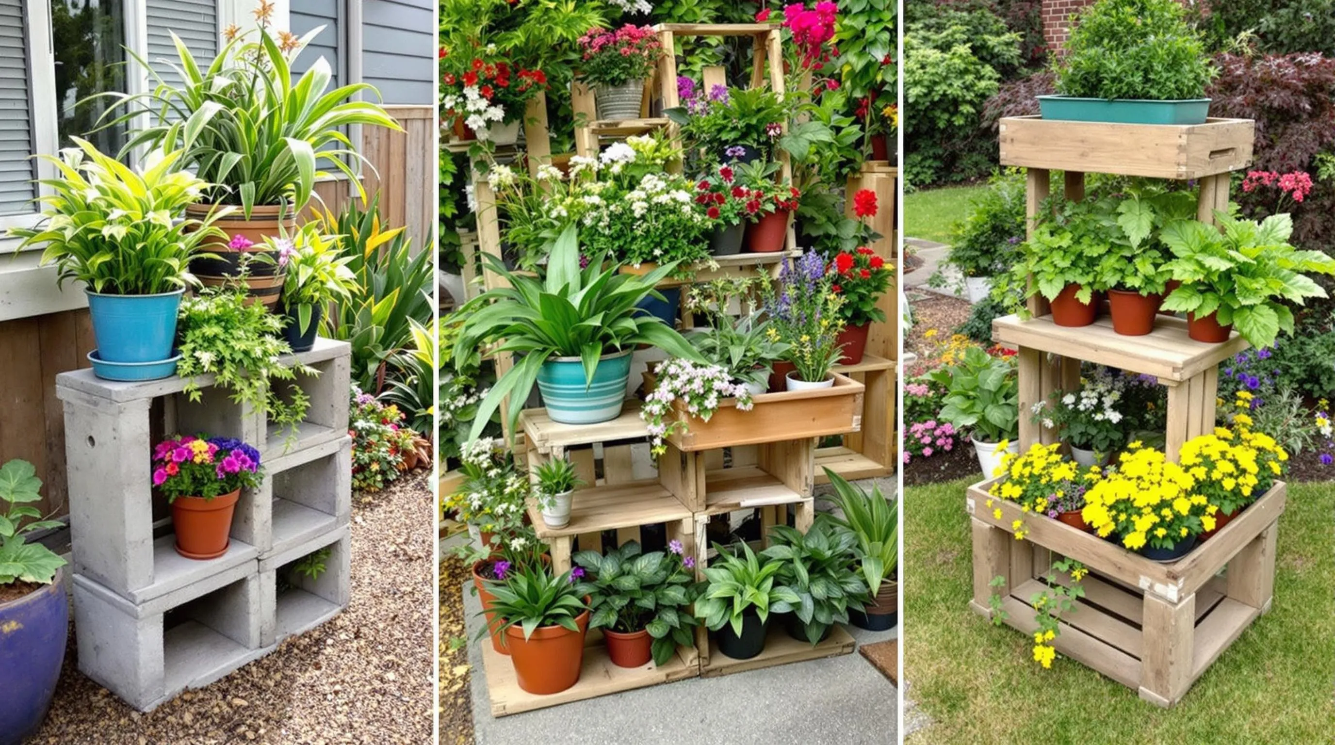 15 Creative Outdoor Plant Stand Ideas to Transform Your Garden Space 6 5 outdoor plant stand ideas