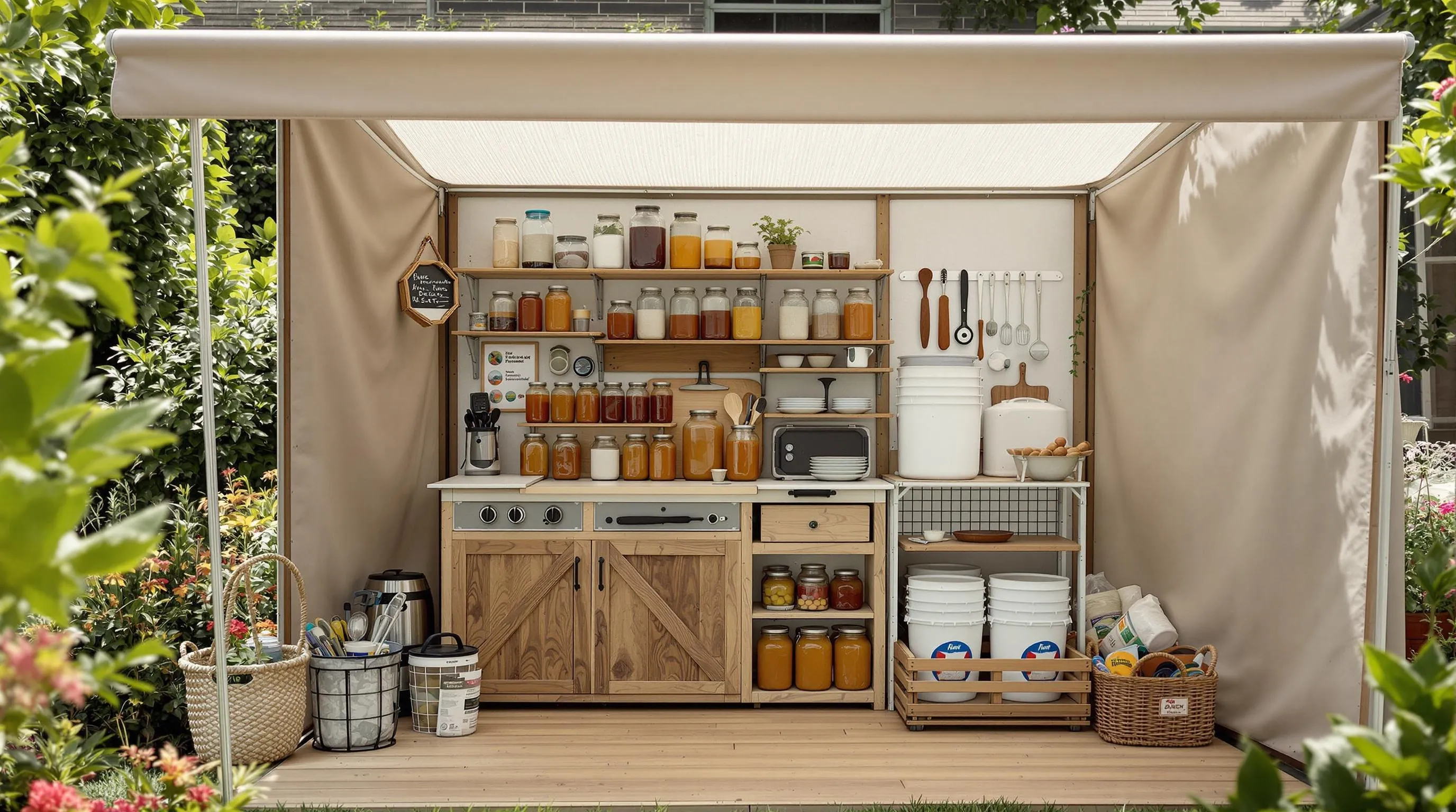 6 backyard fermentation station ideas