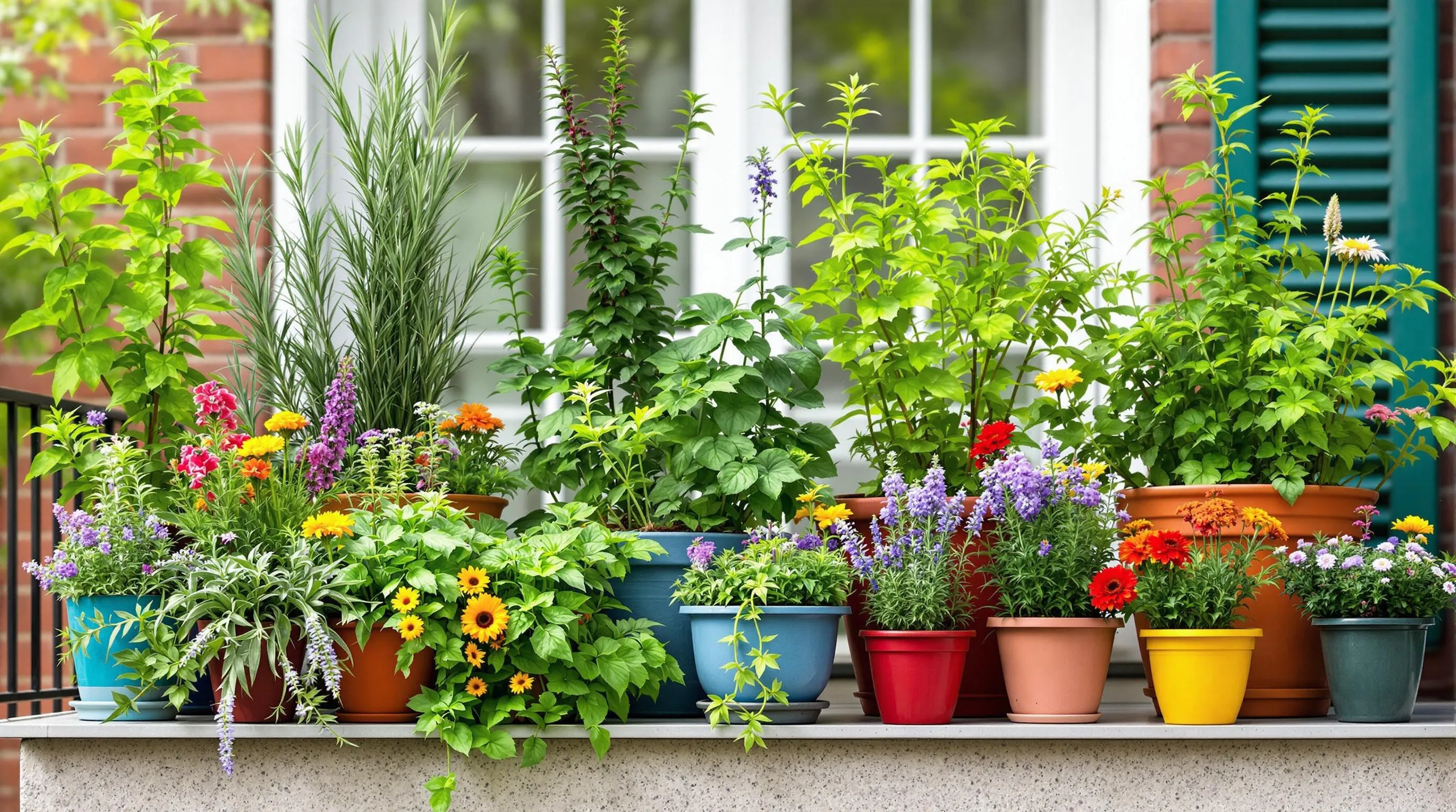 6 balcony herb garden ideas