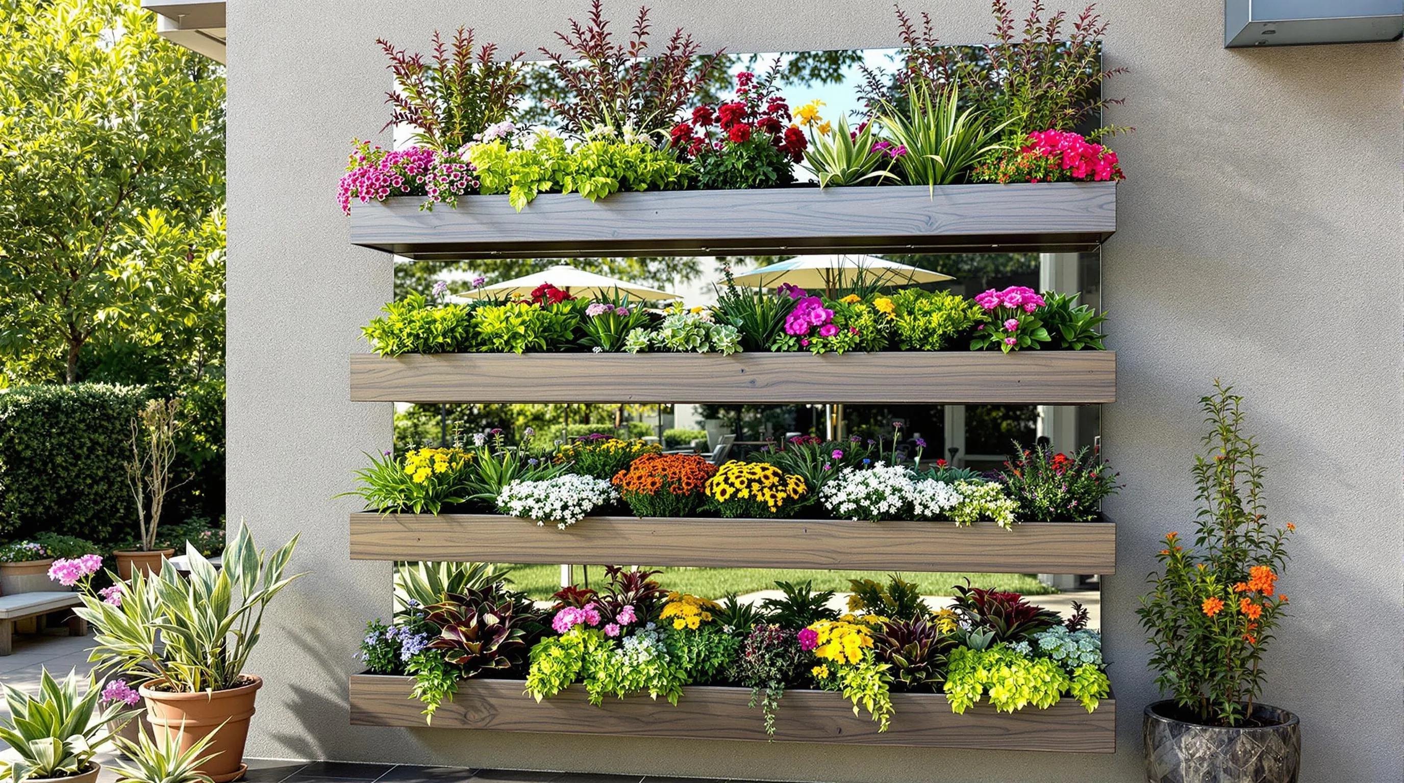 6 garden mirror ideas