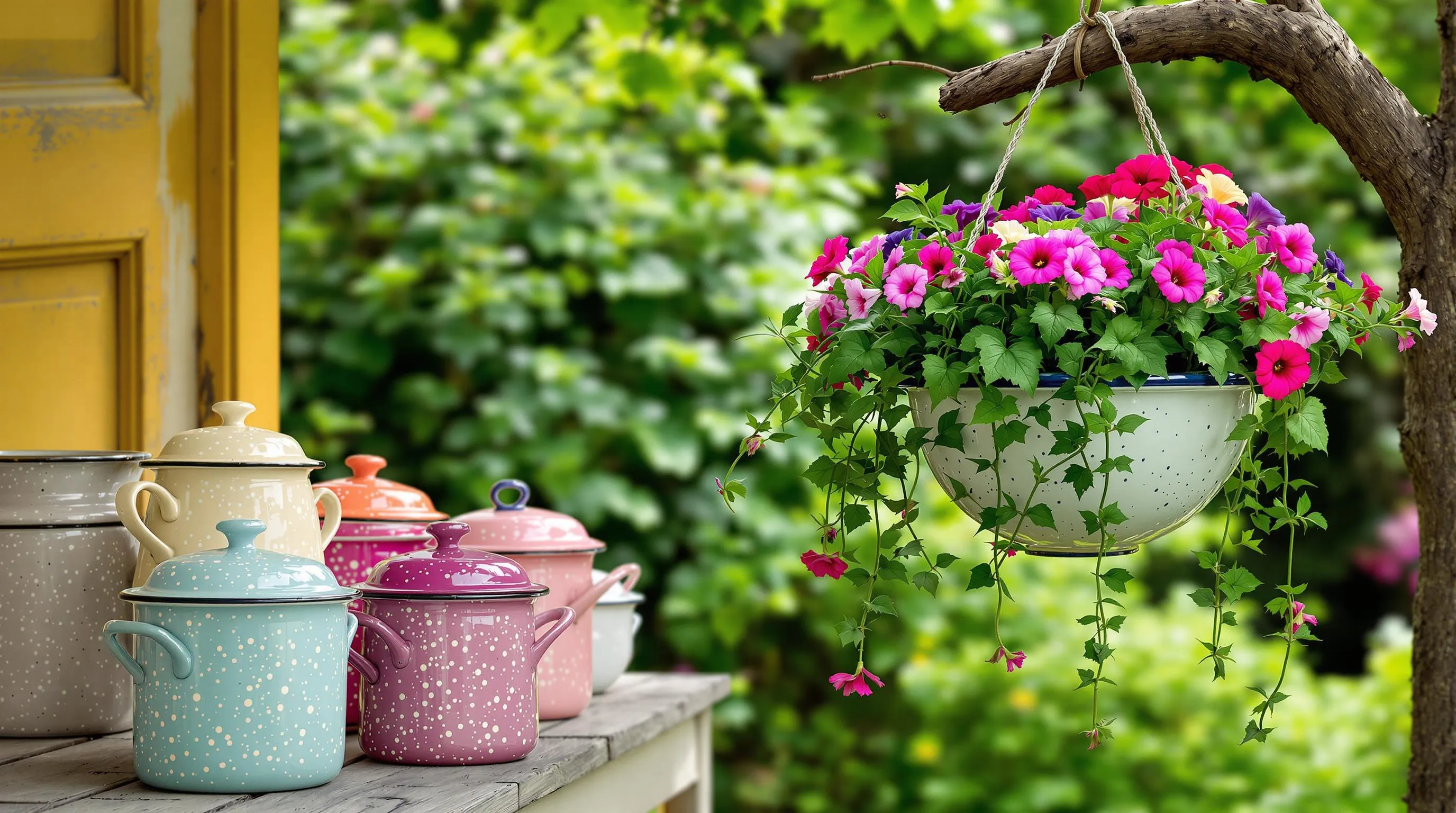 6 vintage garden decor ideas