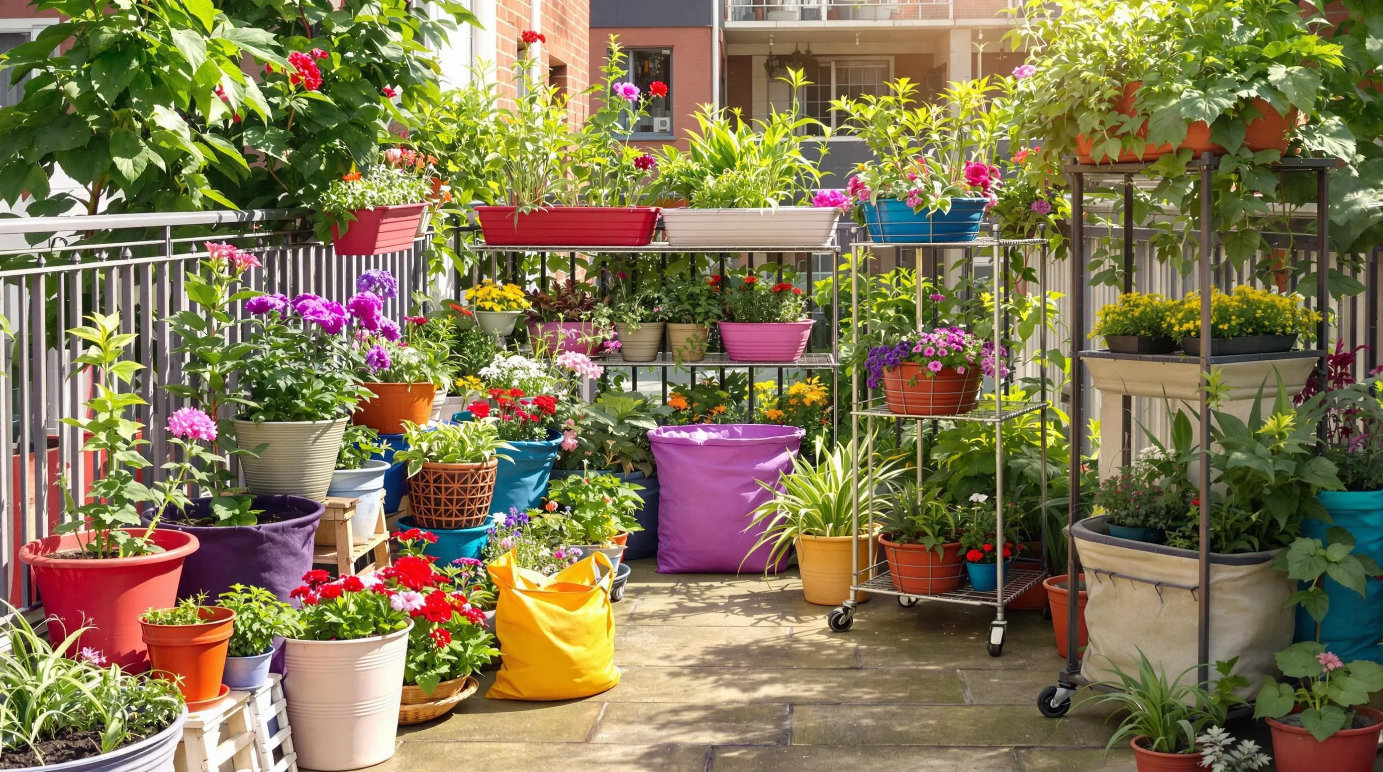 7 container gardening ideas for small spaces 2