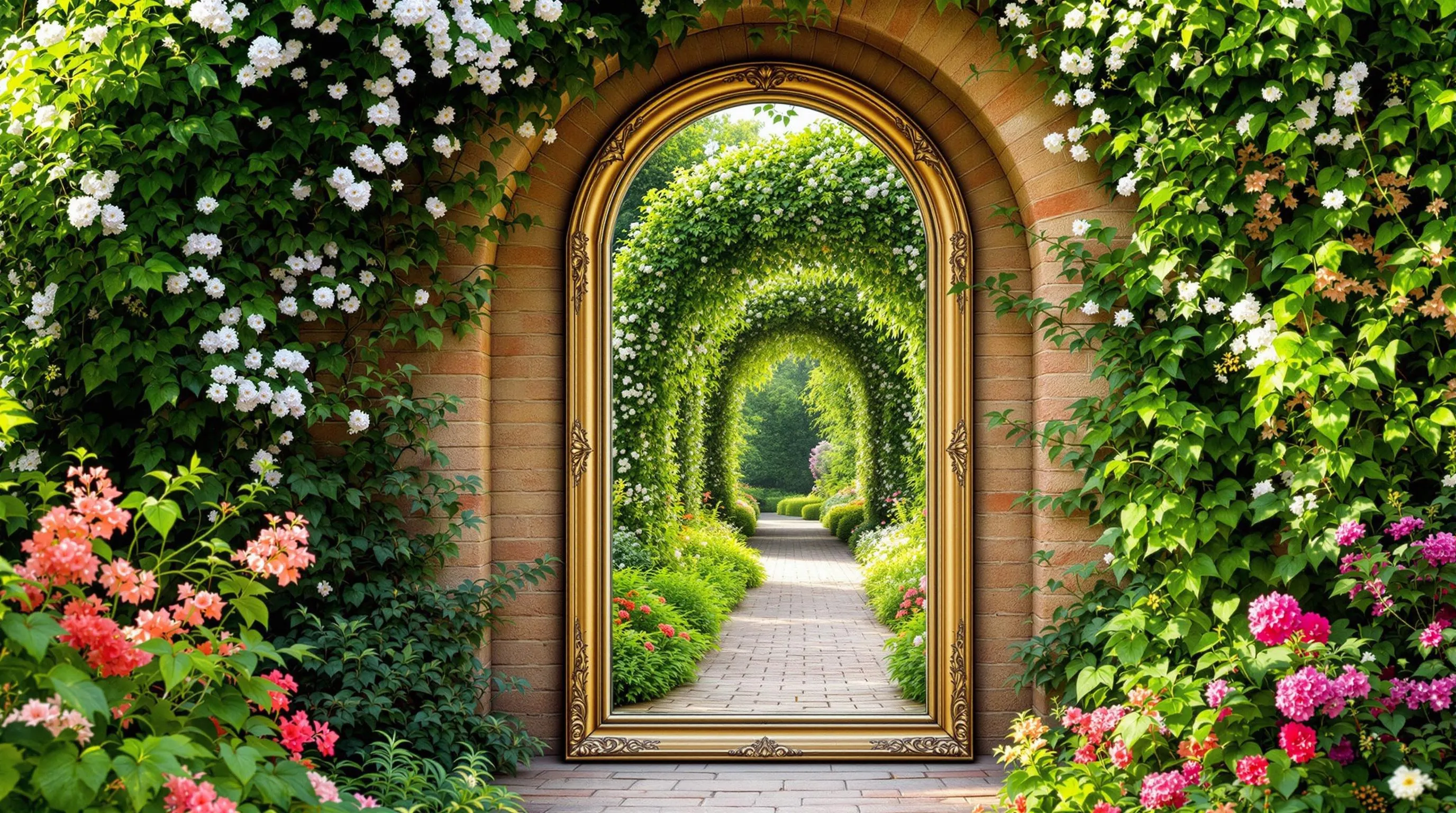 7 garden mirror ideas