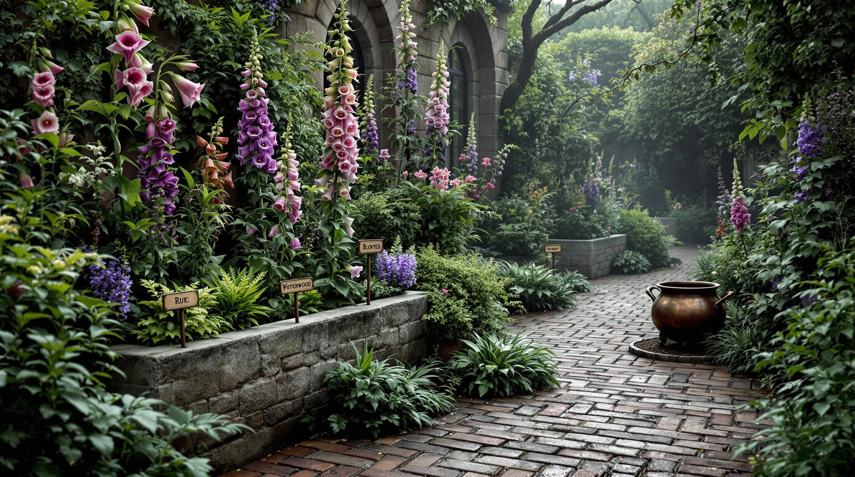 7 gothic garden ideas