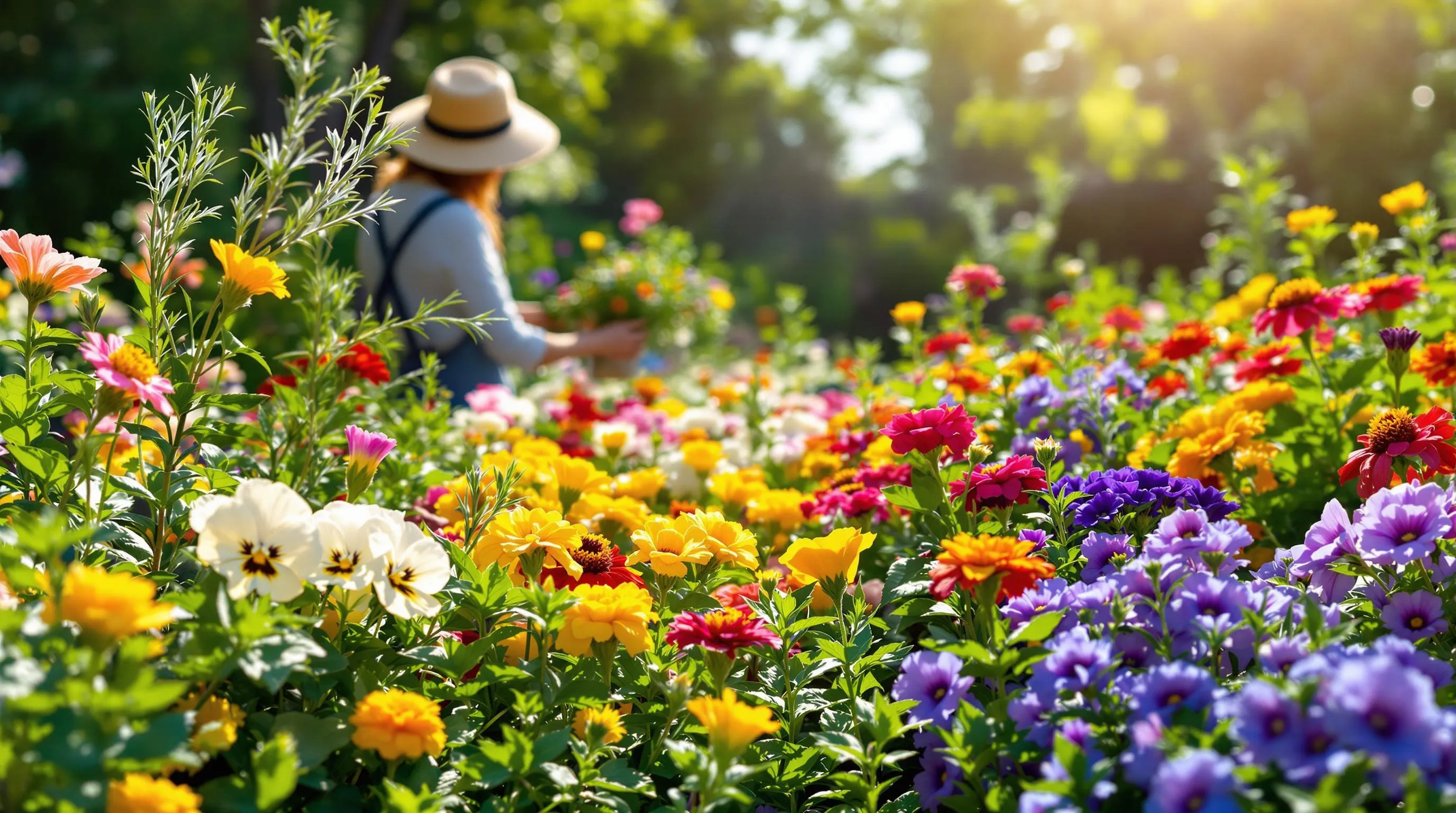 7 herb and flower combination garden ideas