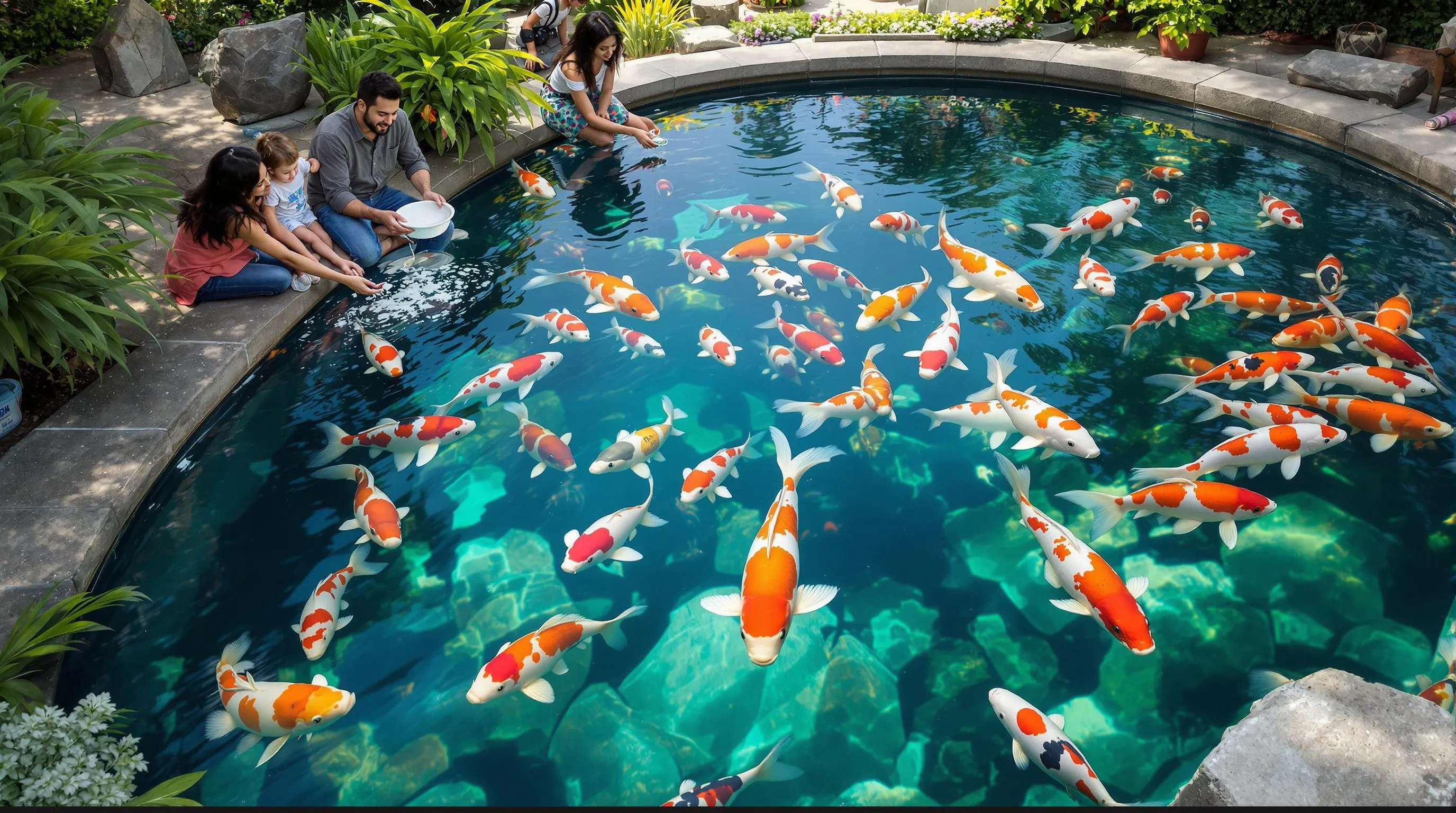 15 Stunning Koi Pond Ideas to Transform Your Backyard into a Peaceful Oasis 9 7 koi pond ideas