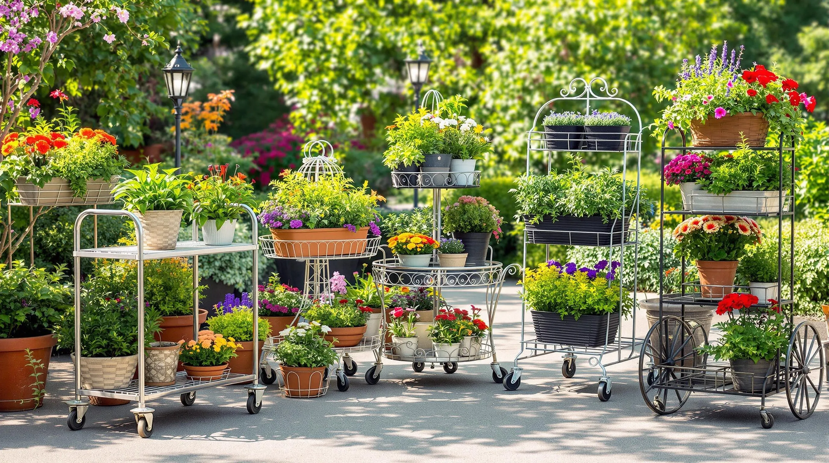 15 Creative Outdoor Plant Stand Ideas to Transform Your Garden Space 8 7 outdoor plant stand ideas