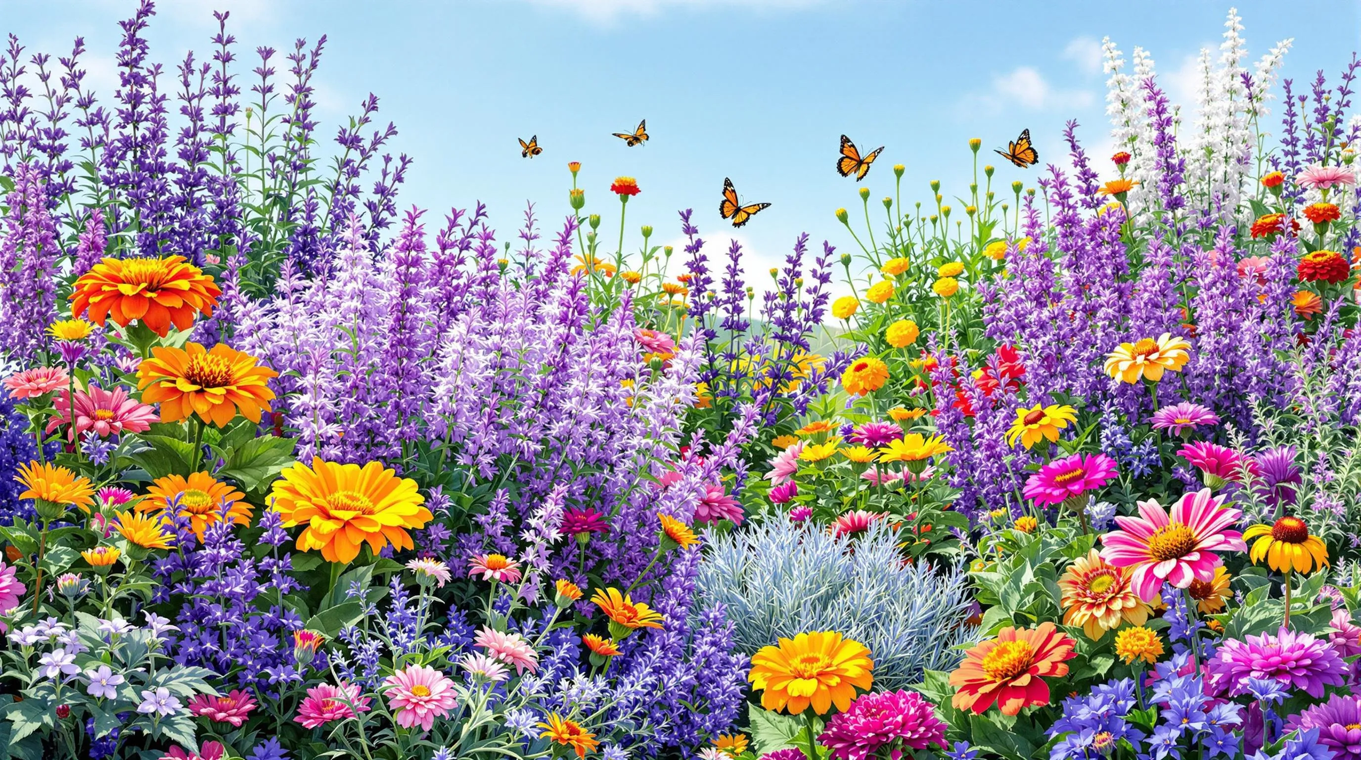 8 herb and flower combination garden ideas