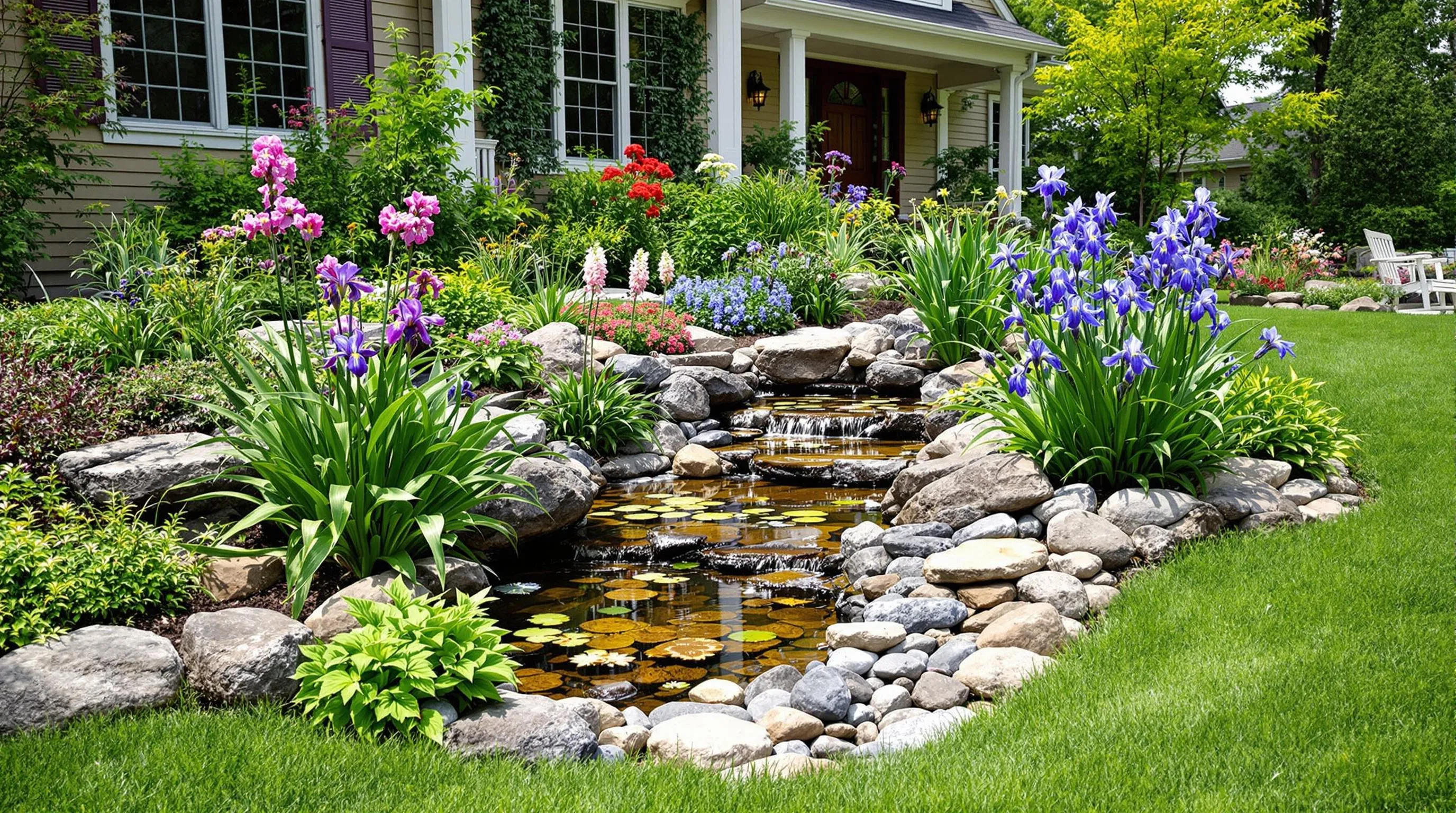 10 Stunning No-Grass Front Yard Ideas That Save Water and Boost Curb Appeal 10 9 no grass front yard ideas