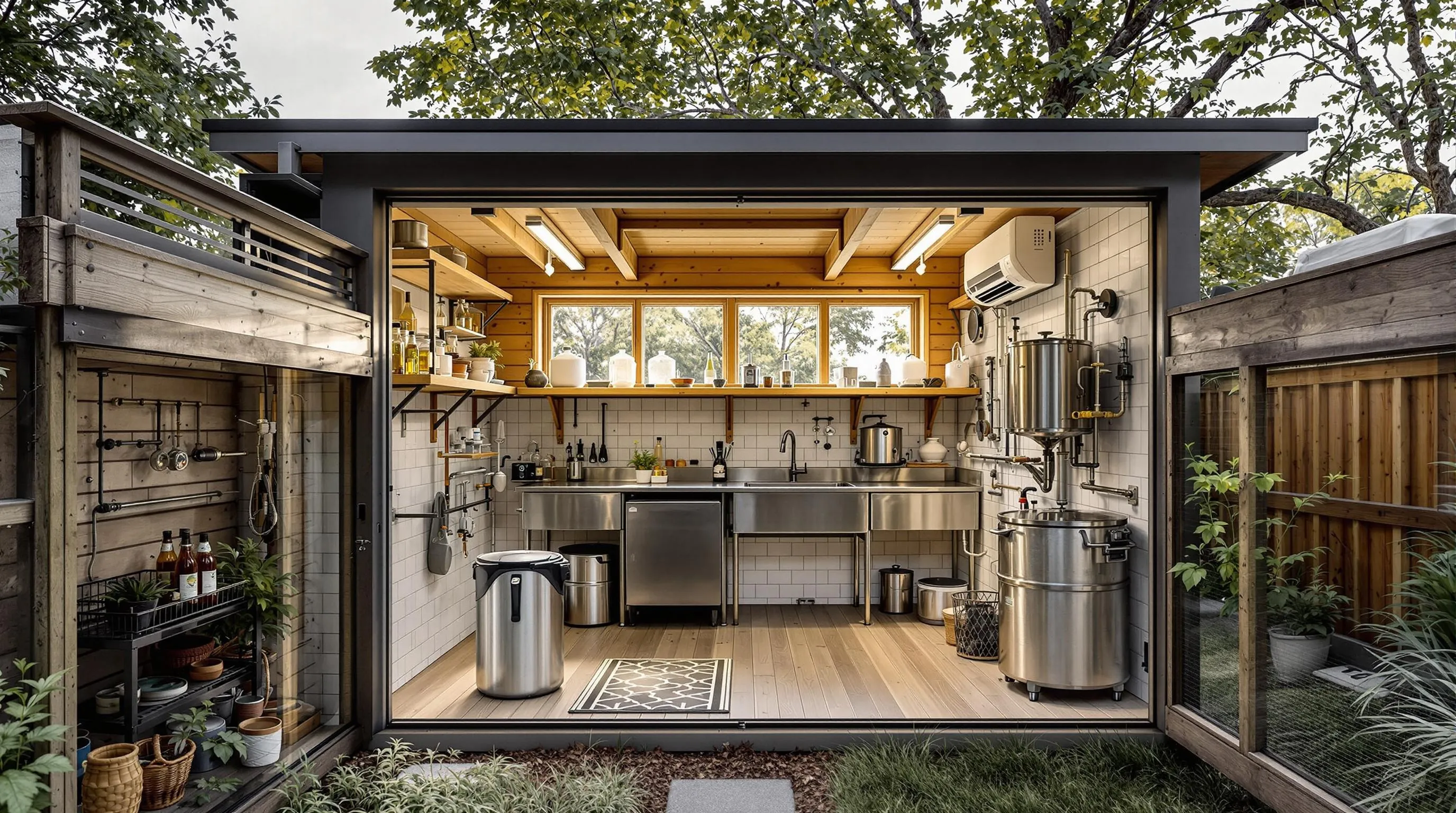 backyard fermentation station ideas