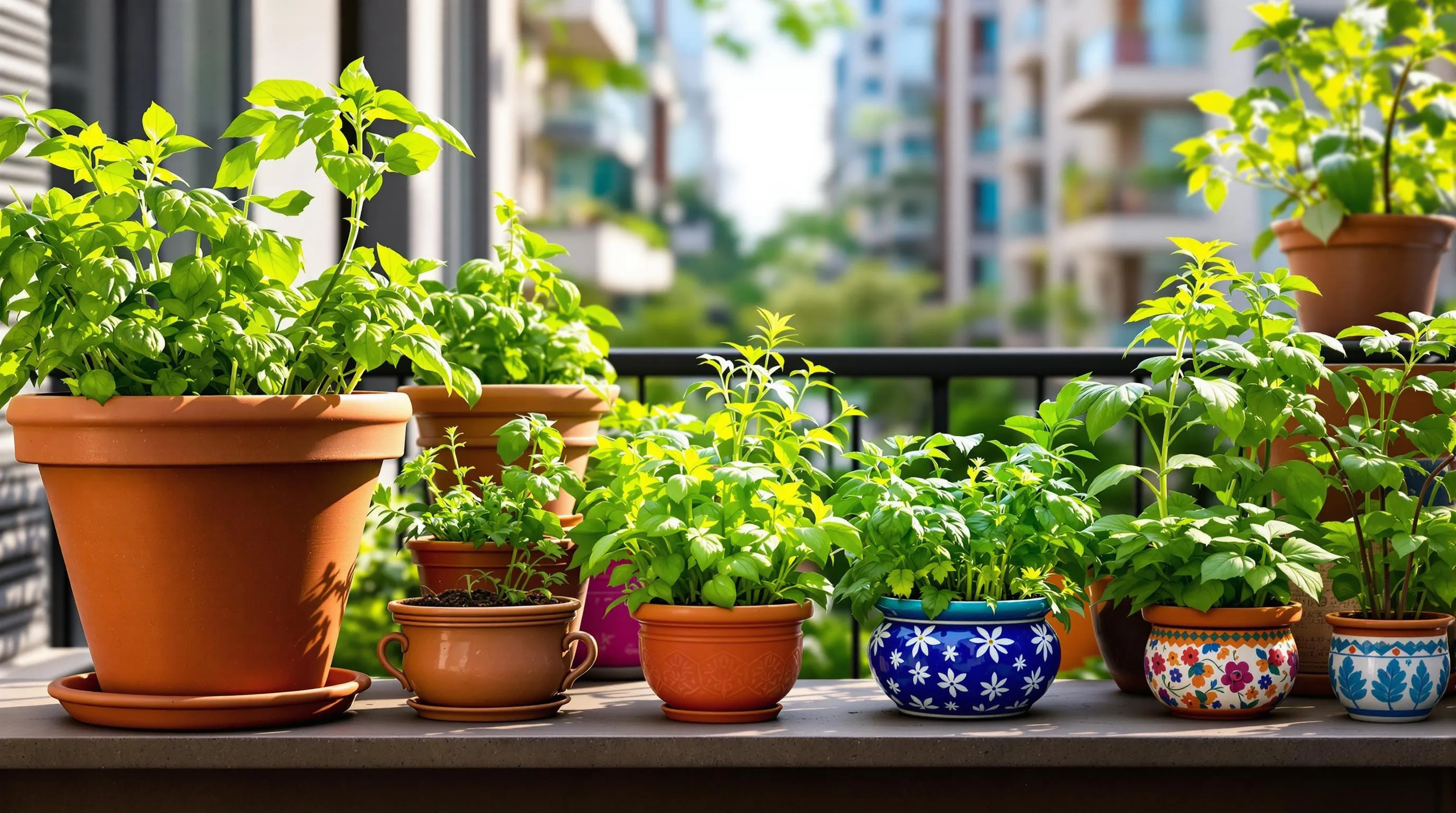 balcony herb garden ideas