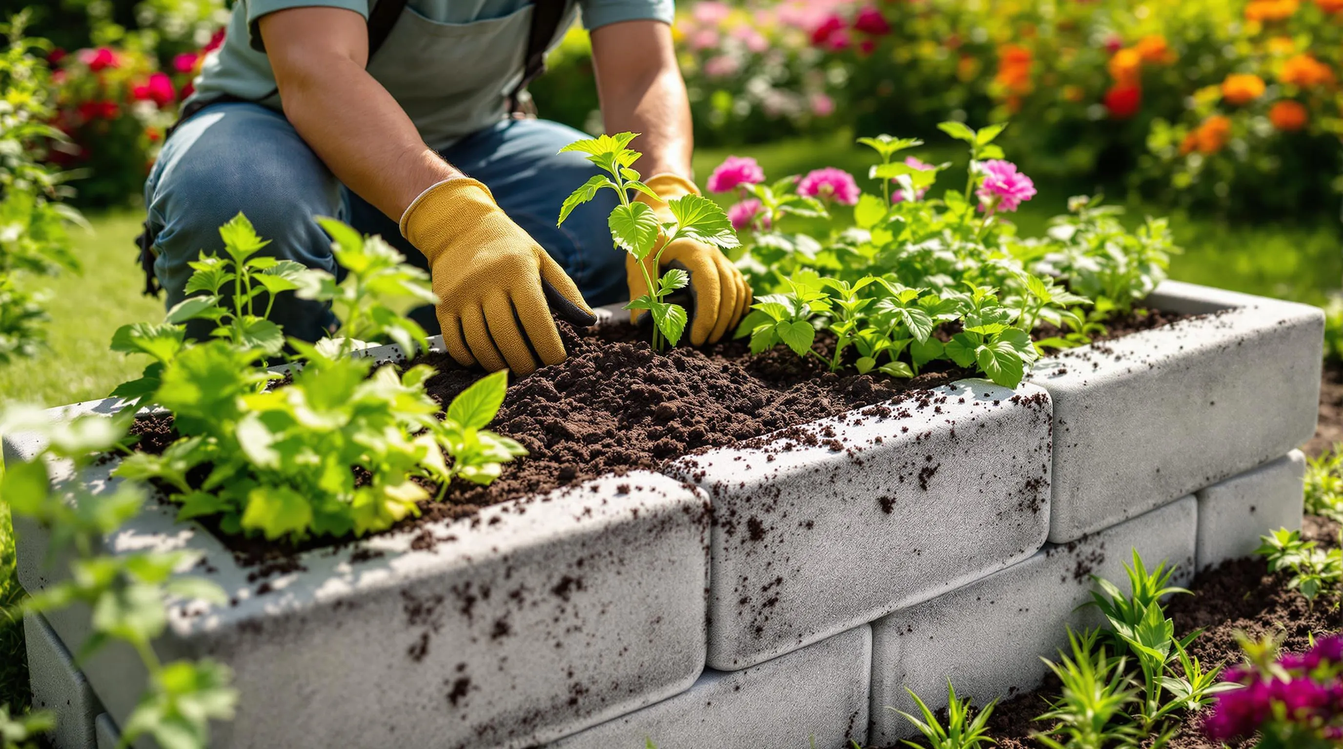 10 Creative Cinder Block Garden Ideas to Transform Your Outdoor Space 1 cinder block garden ideas