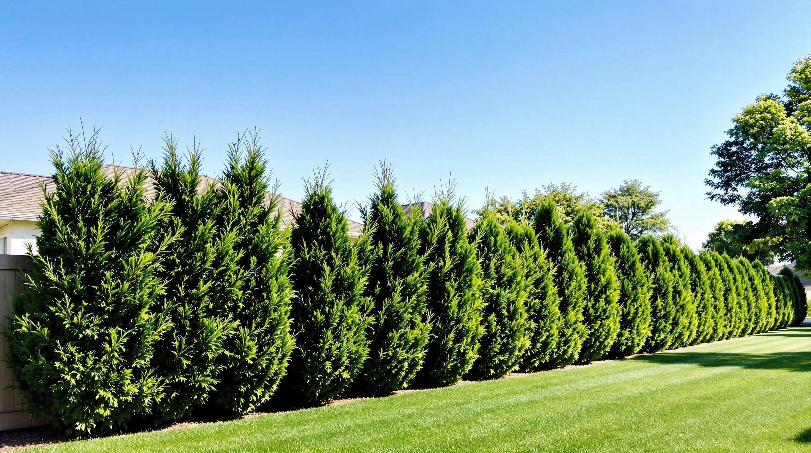 10 Best Fast-Growing Privacy Trees for Your Fence Line: Create Seclusion Quickly 1 fast growing privacy trees along fence
