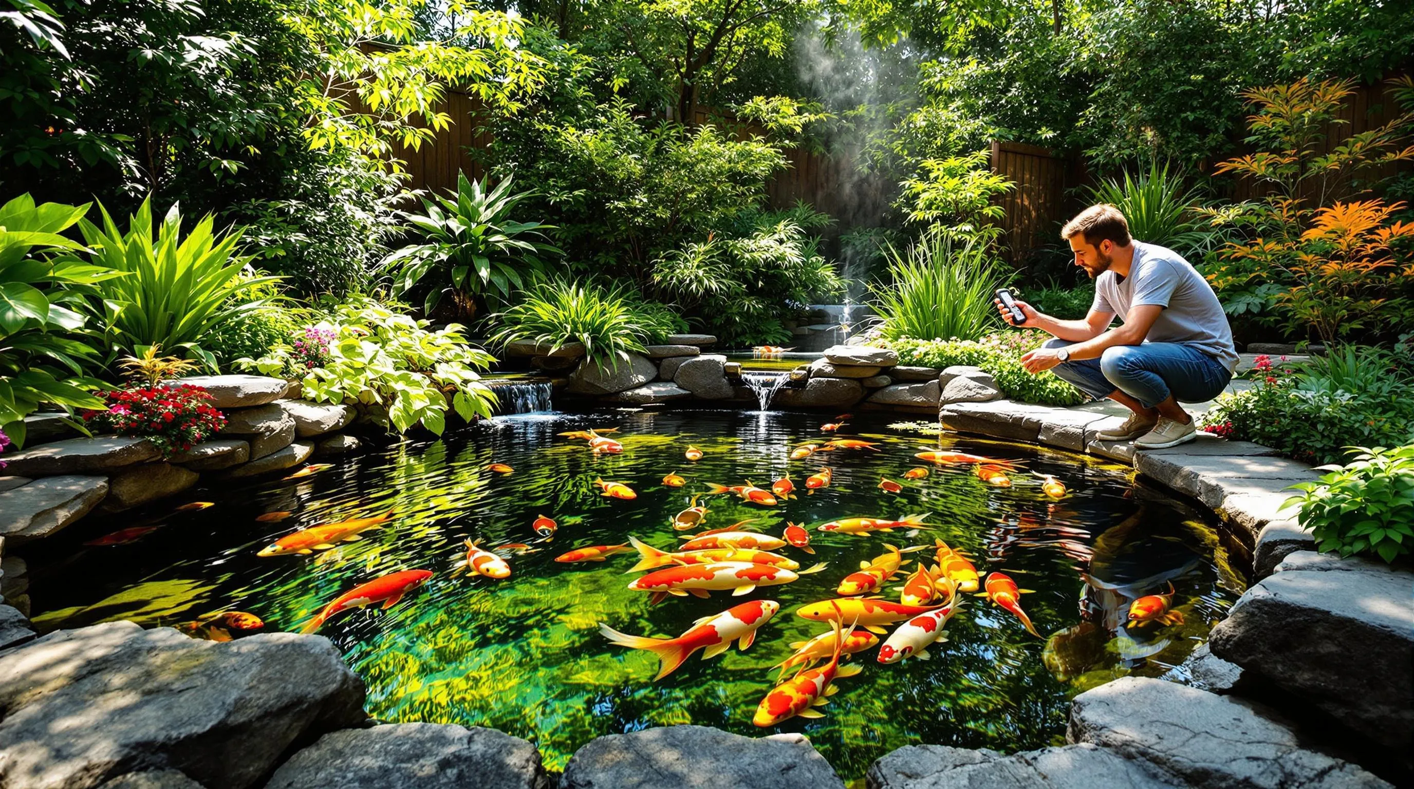 15 Stunning Koi Pond Ideas to Transform Your Backyard into a Peaceful Oasis 2 koi pond ideas