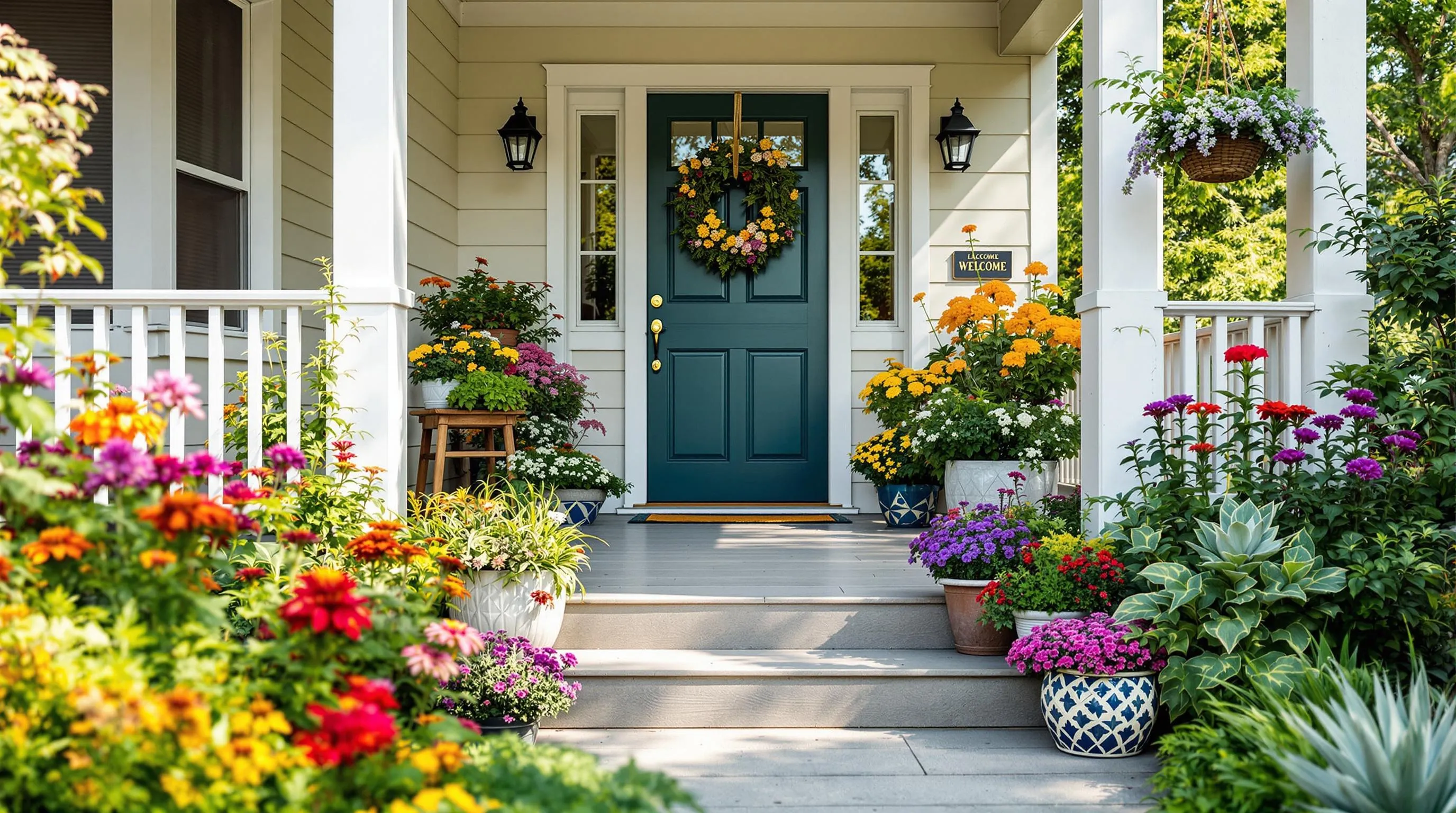 1 front porch plants 2