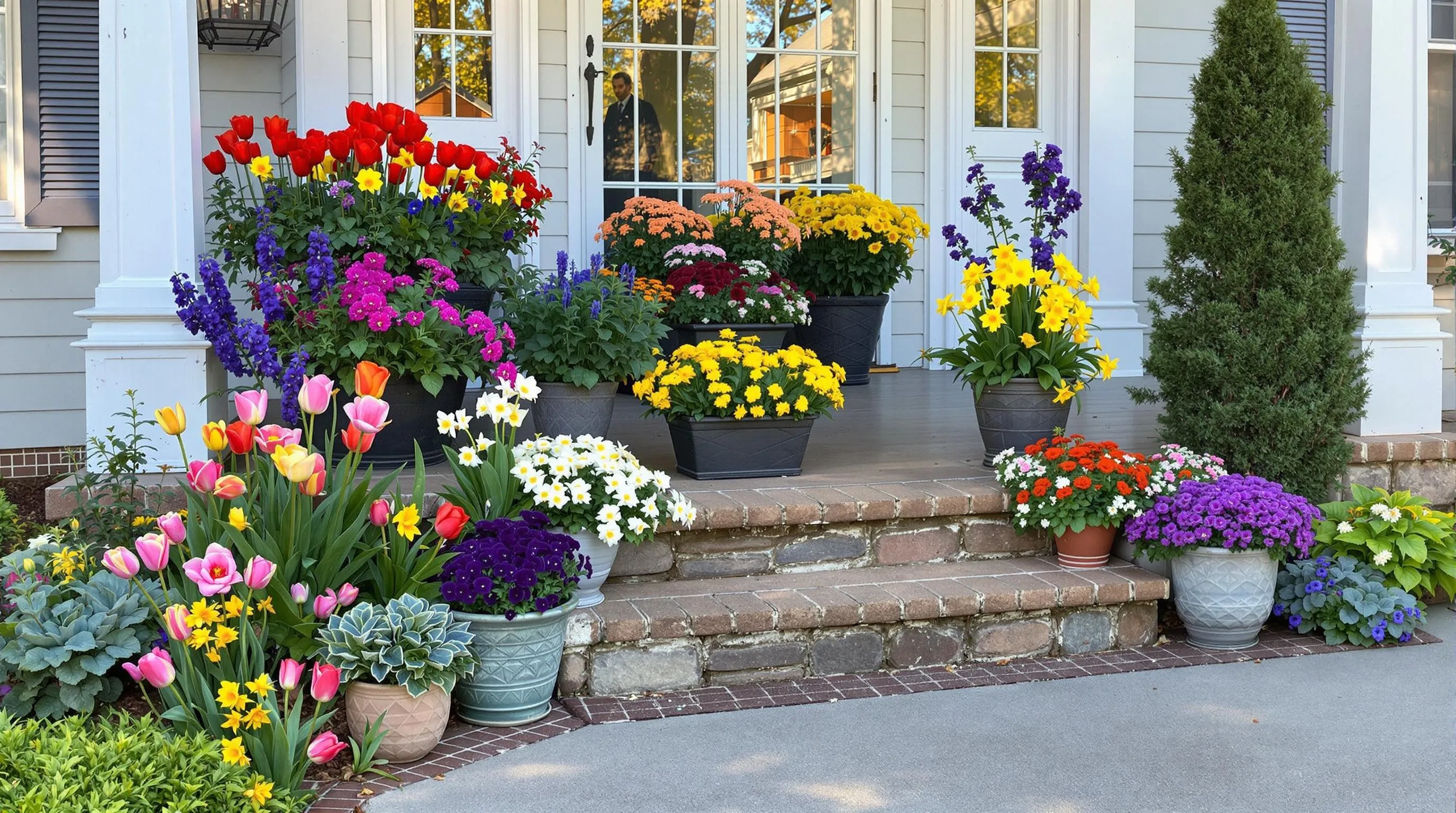 2 front porch plants 2