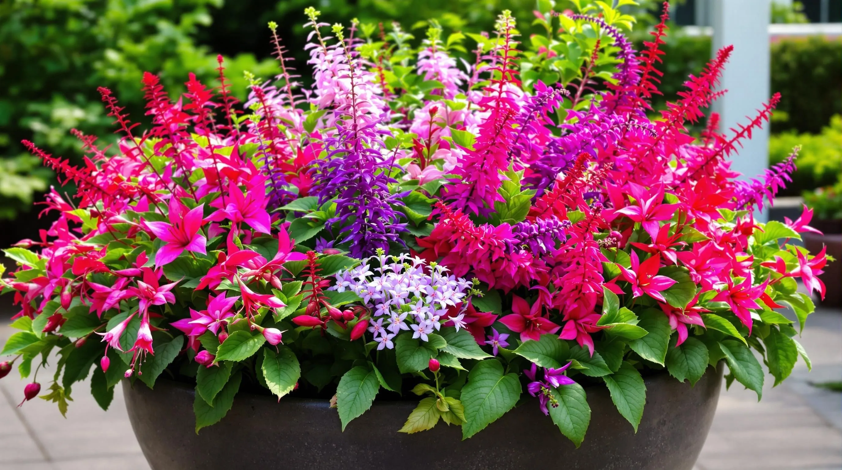 3 flowers for pots in shade