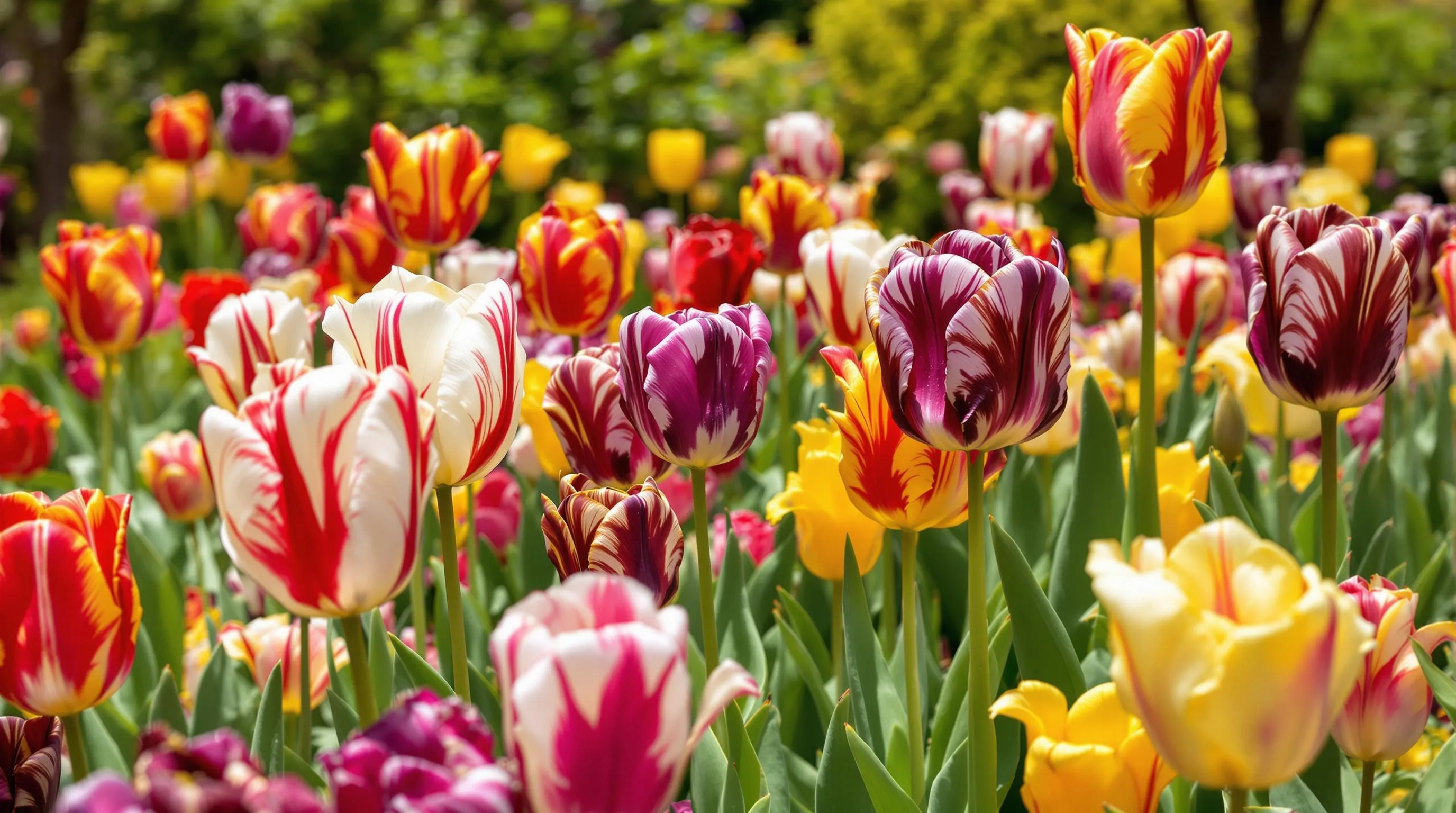 4 tulip varieties