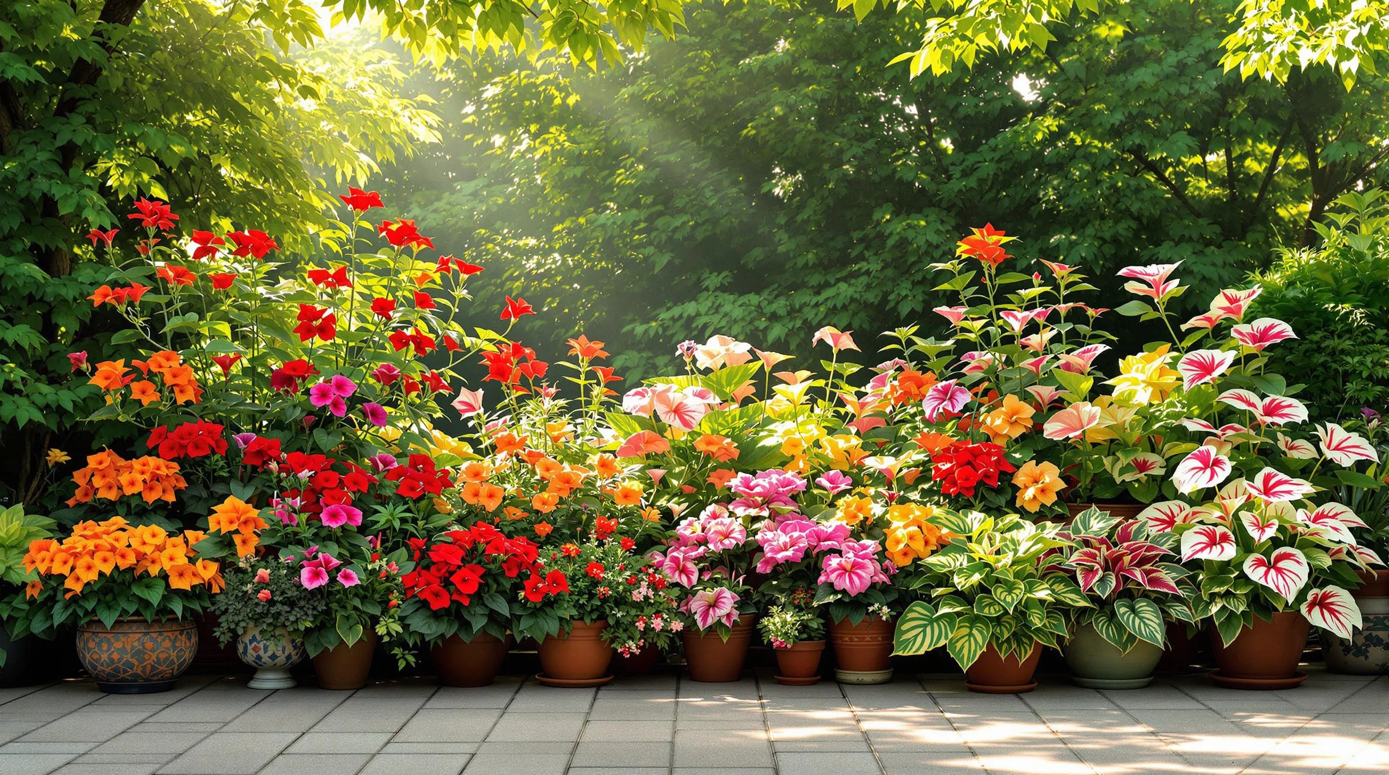 5 flowers for pots in shade