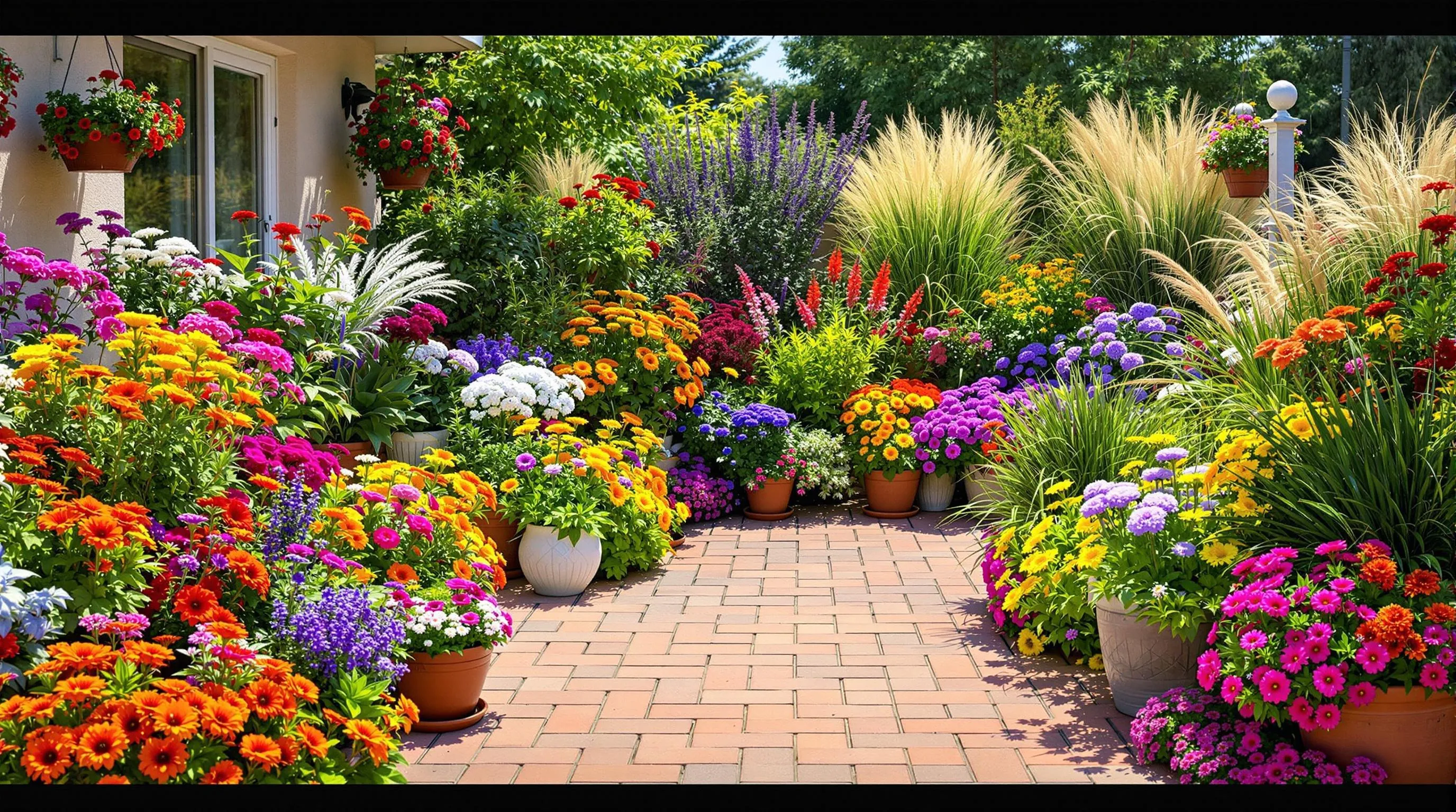 5 potted flowers for patio ideas