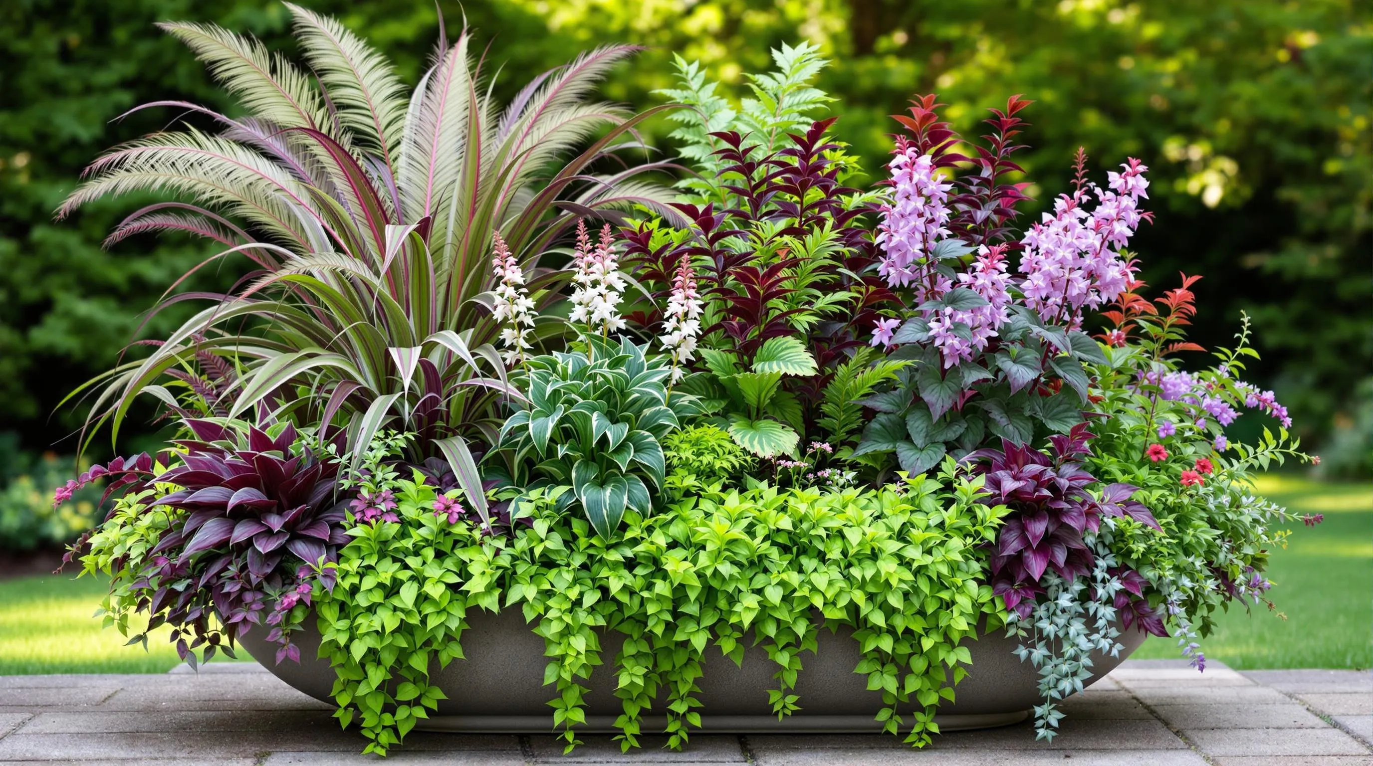 6 flowers for pots in shade