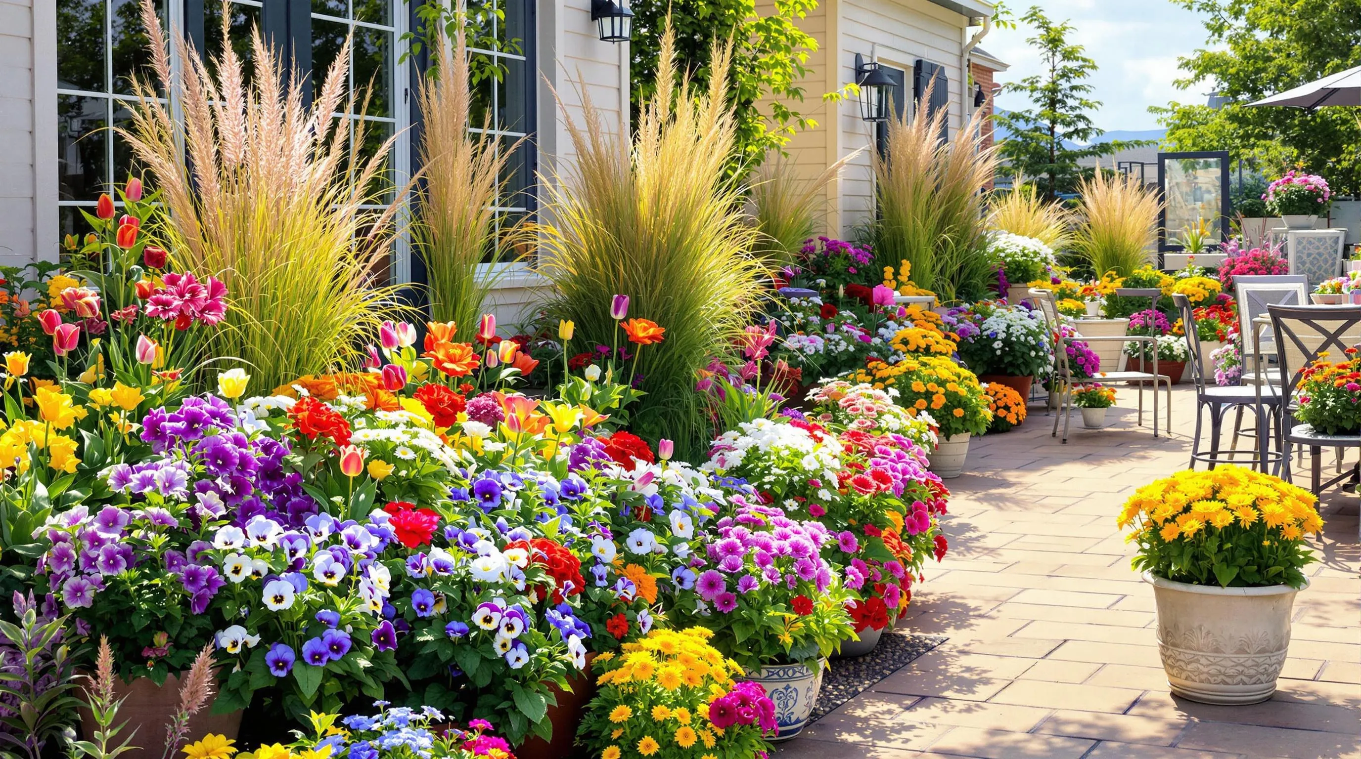 6 potted flowers for patio ideas