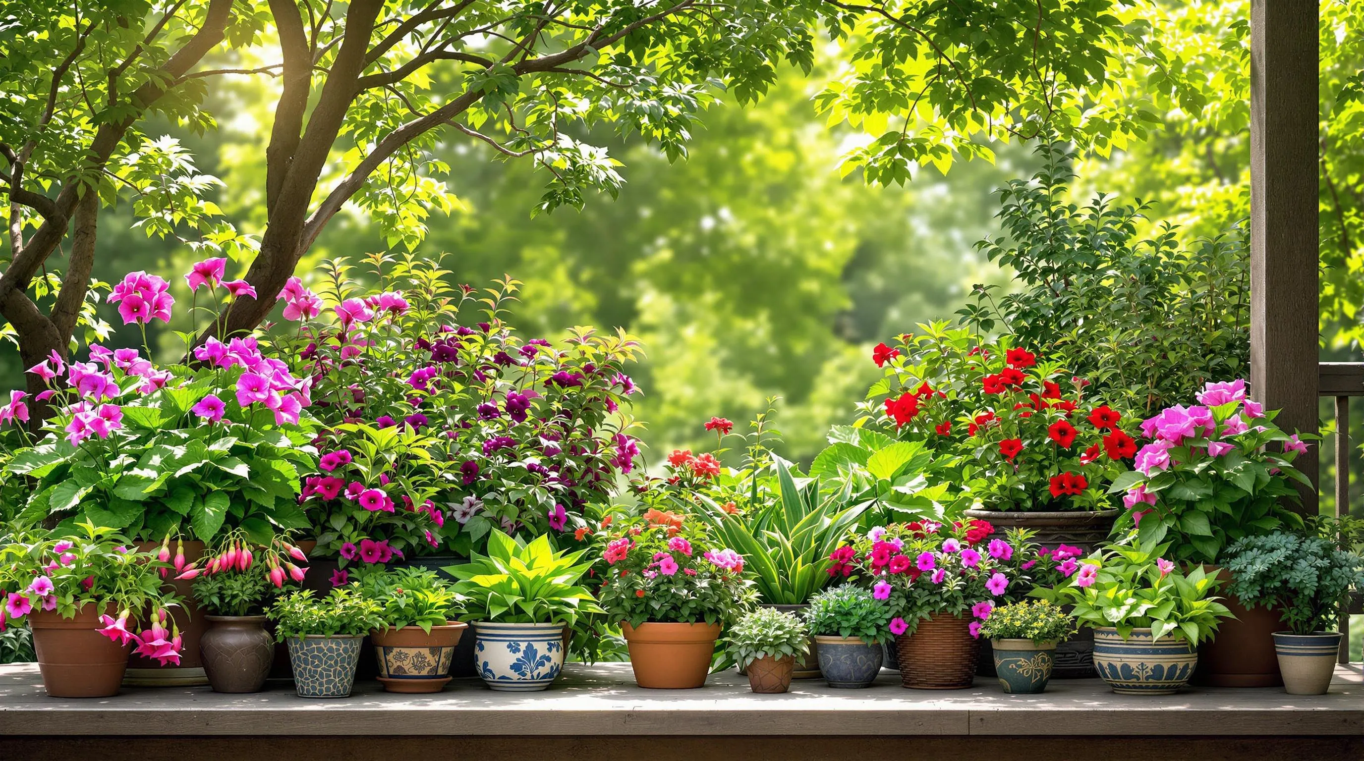 7 flowers for pots in shade