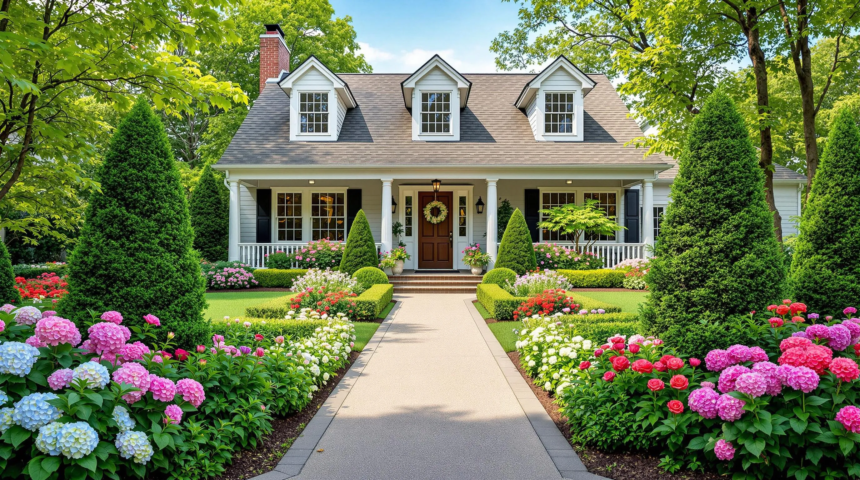 10 Stunning Flower Bed Ideas to Transform Your Home's Front Yard 2 flower bed ideas in front of house